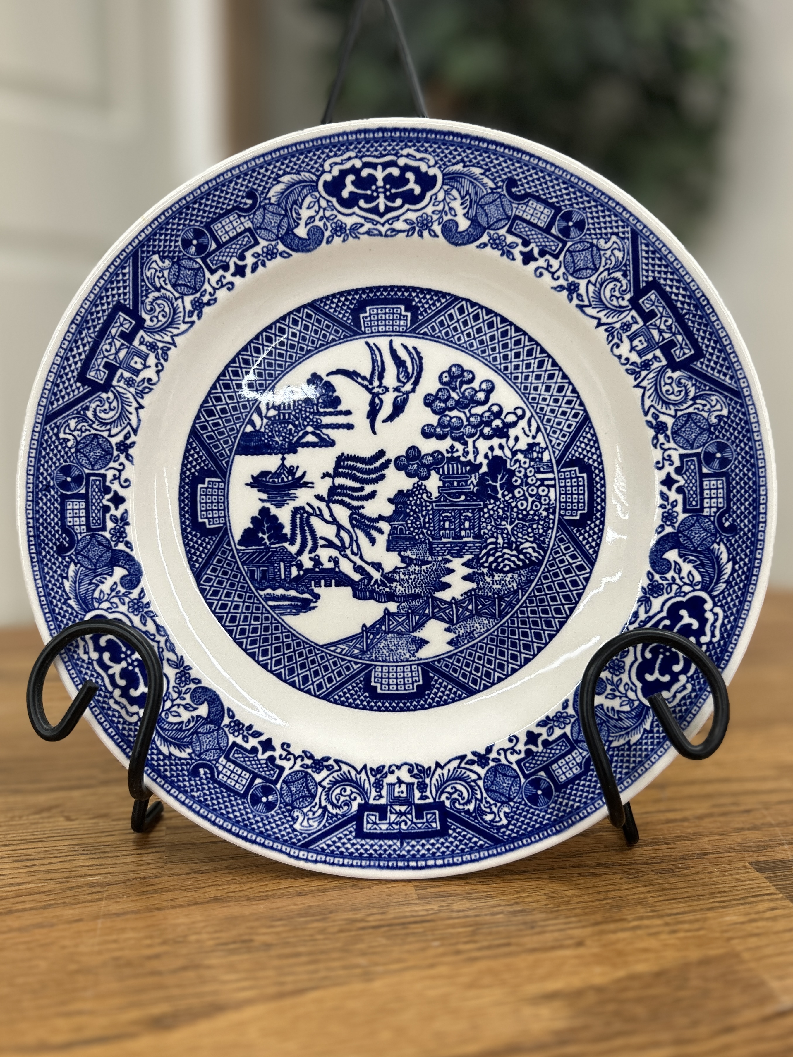 Vintage Blue Willow Dinnerware