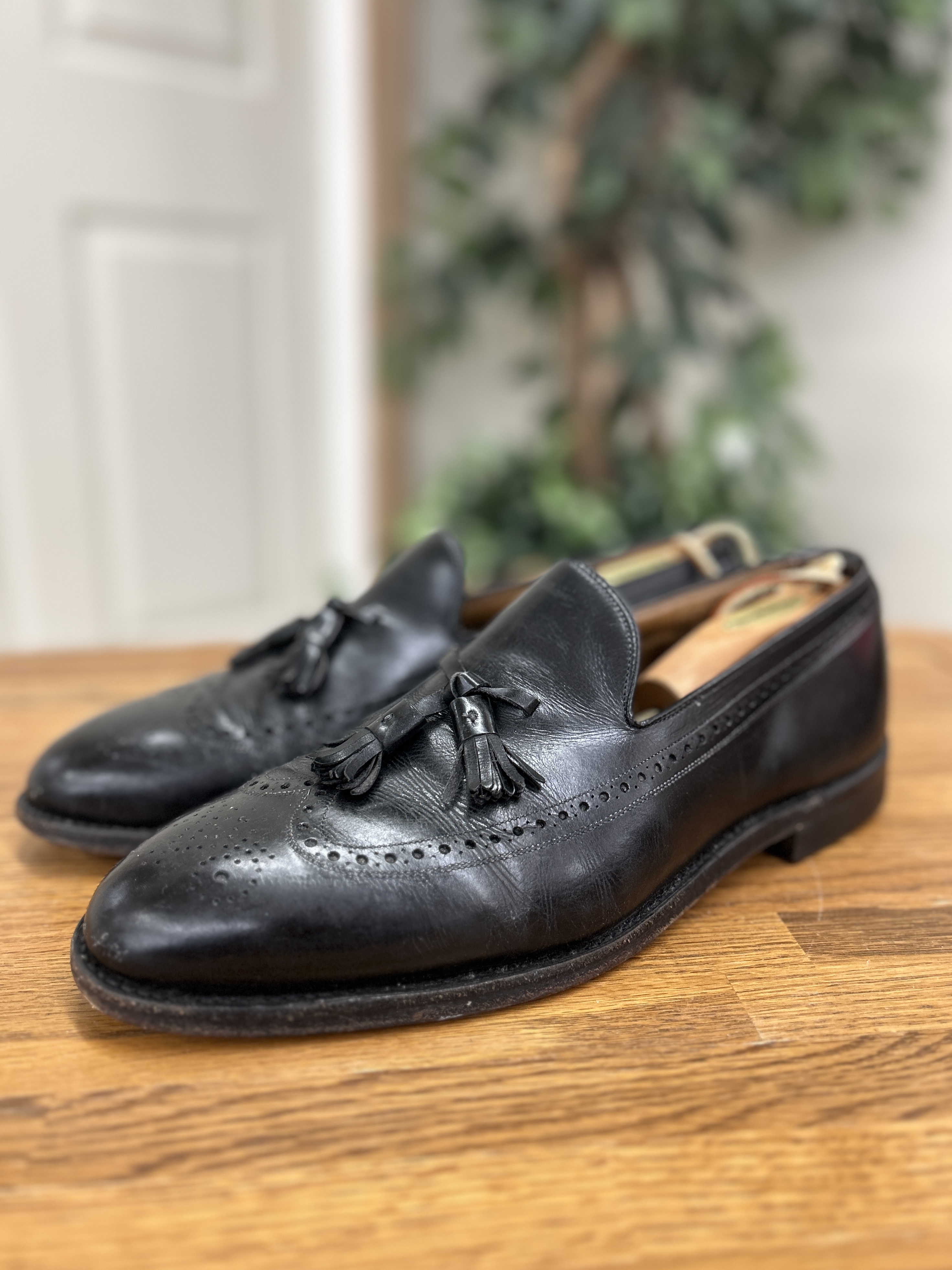 Men's Dress Loafers Astor Black Leather