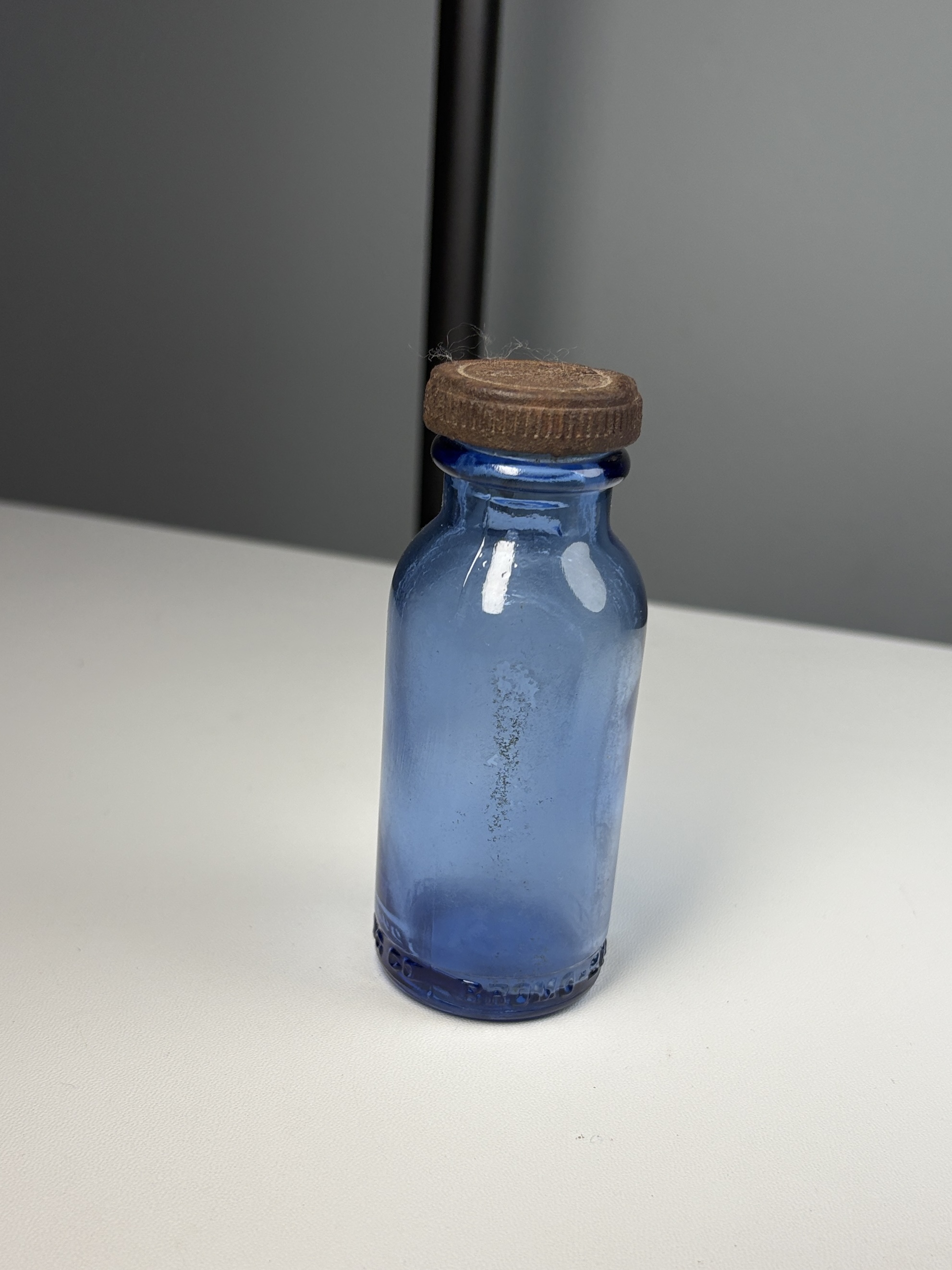 EMERSON Drug Co. Cobalt Blue Bottle
