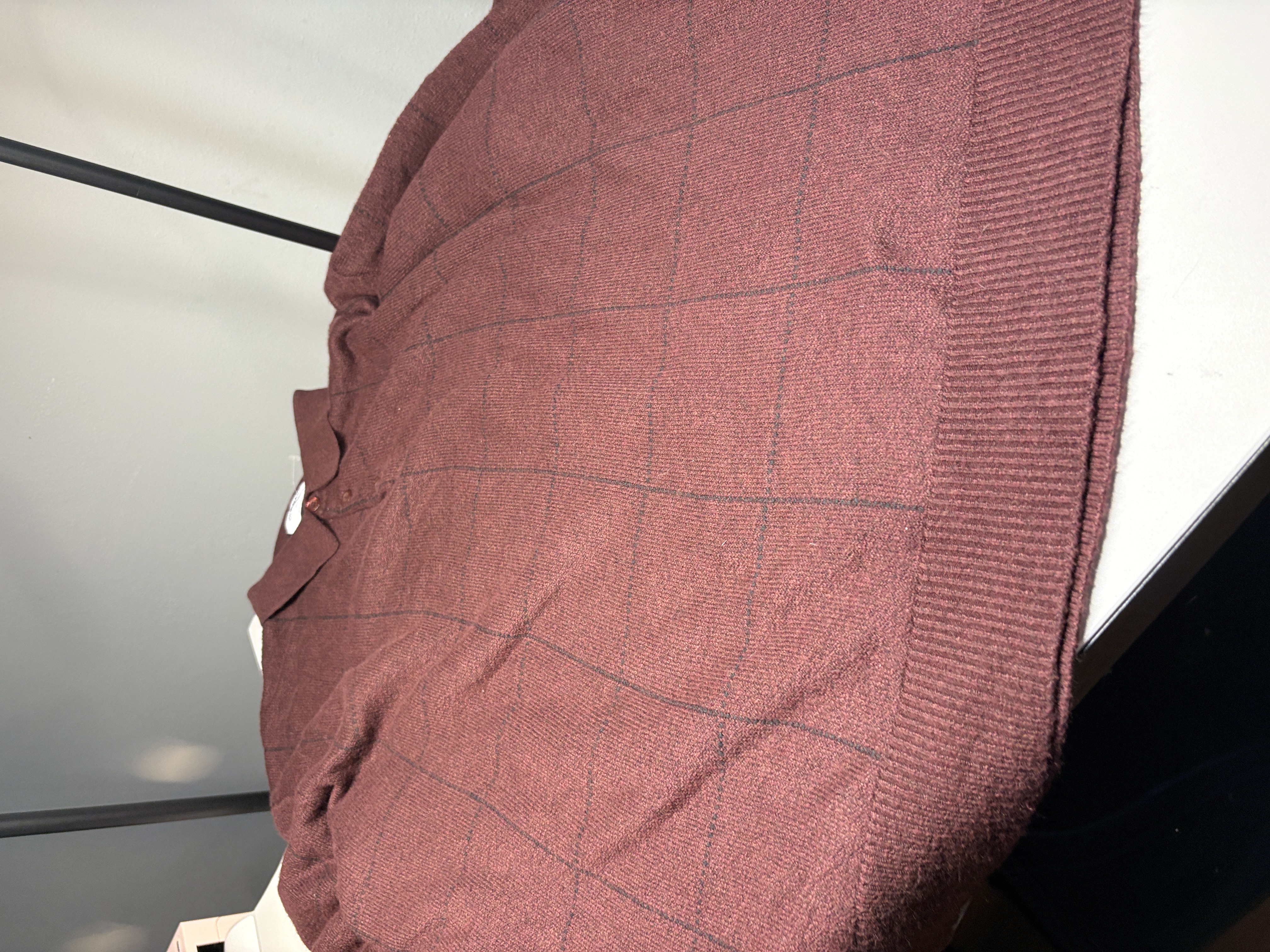 Old Navy Maroon Knit Polo Sweater  Size XXXL