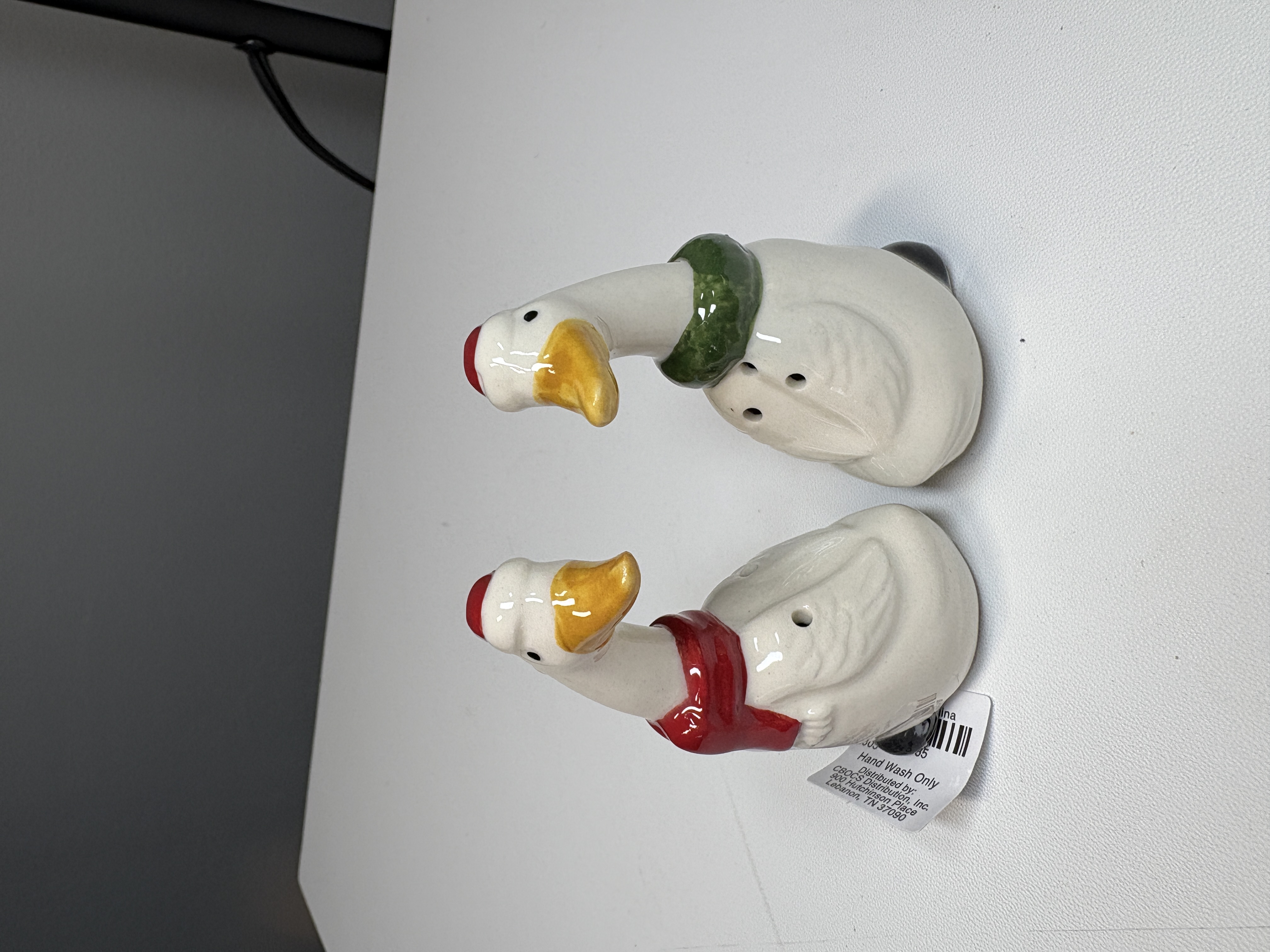 Winter Theme Goose Salt & Pepper Shakers