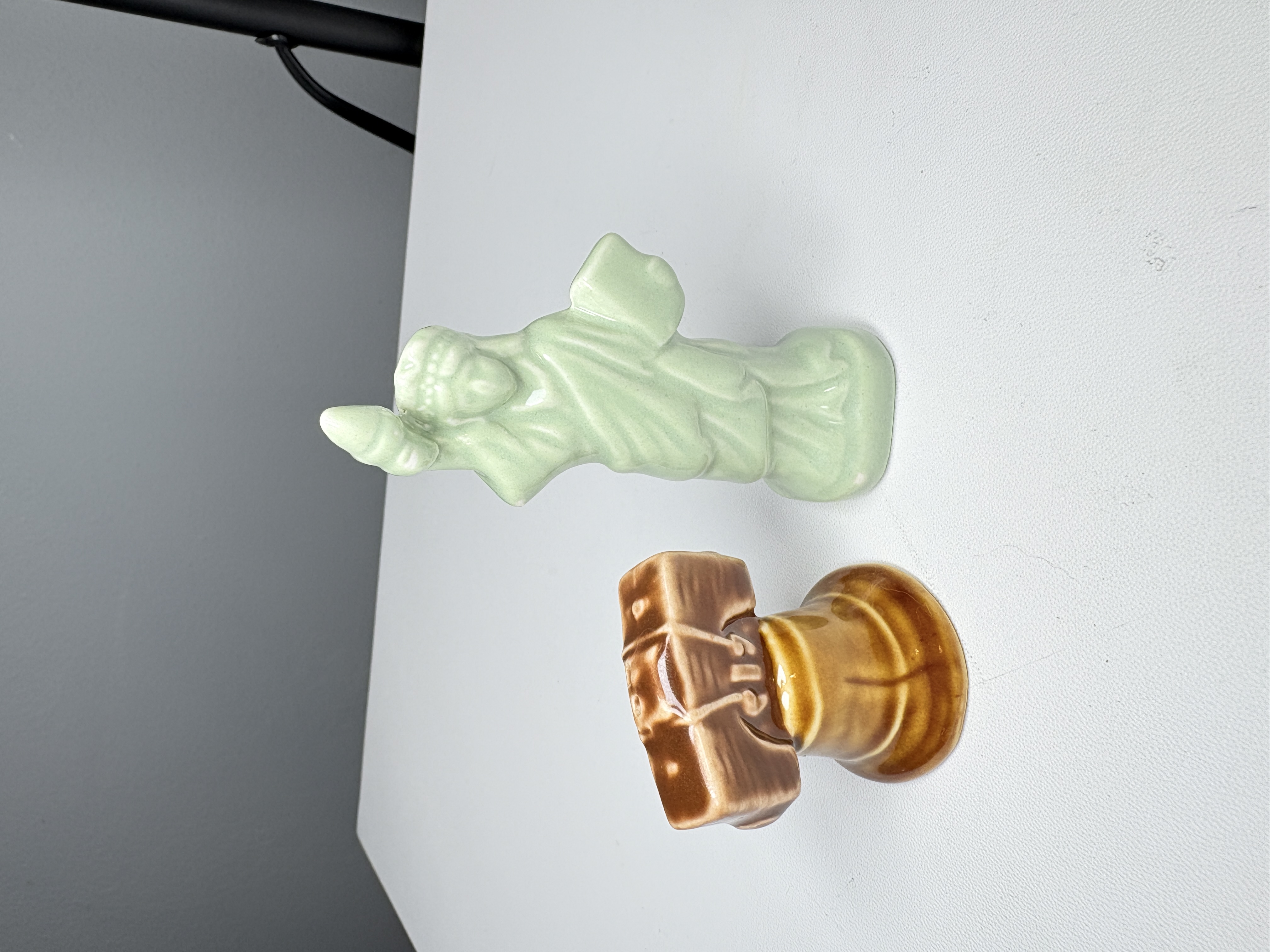 Ceramic Statue of Liberty & Liberty Bell Salt & Pepper set