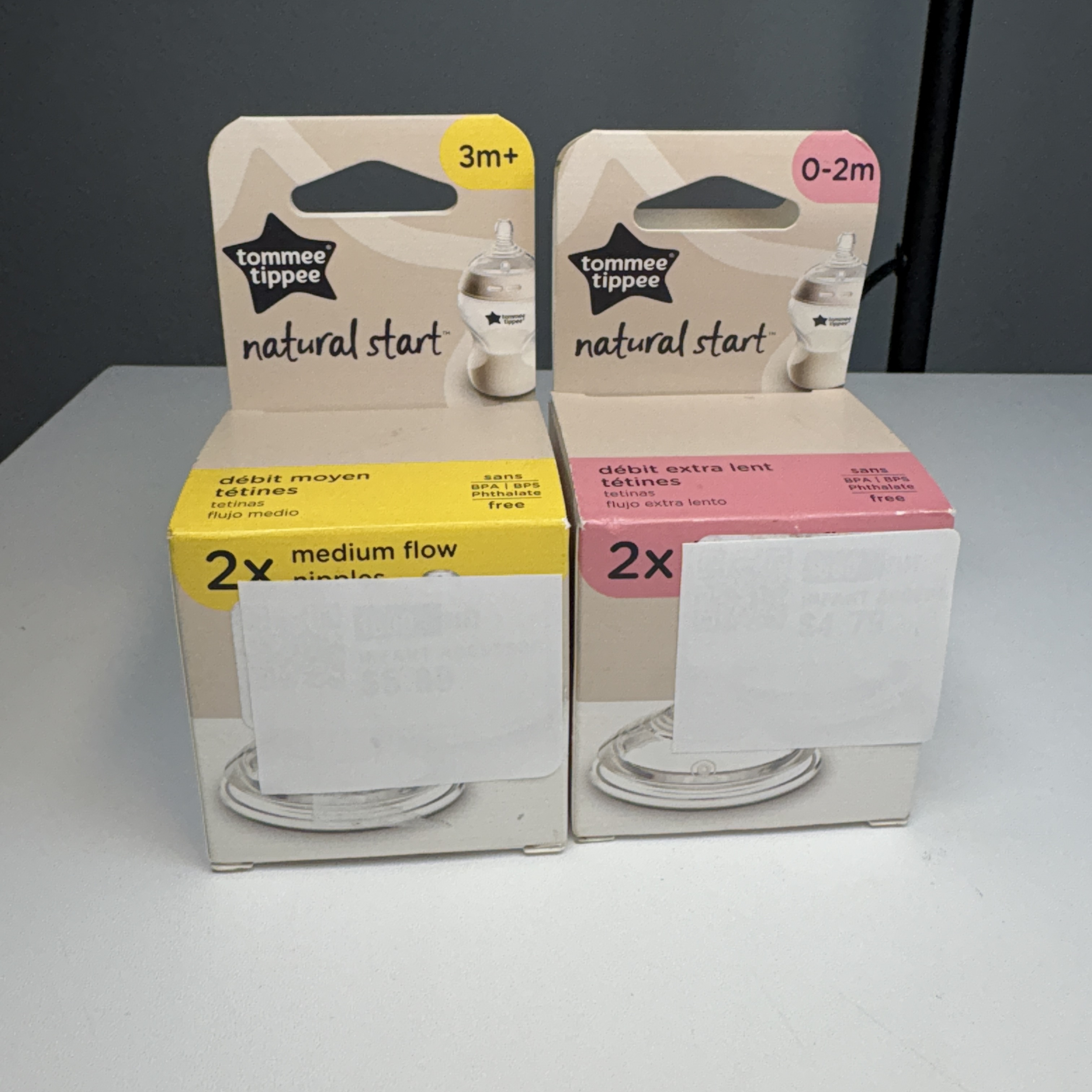 Tommee Tippee Natural Start Nipples – Extra Slow & Medium Flow