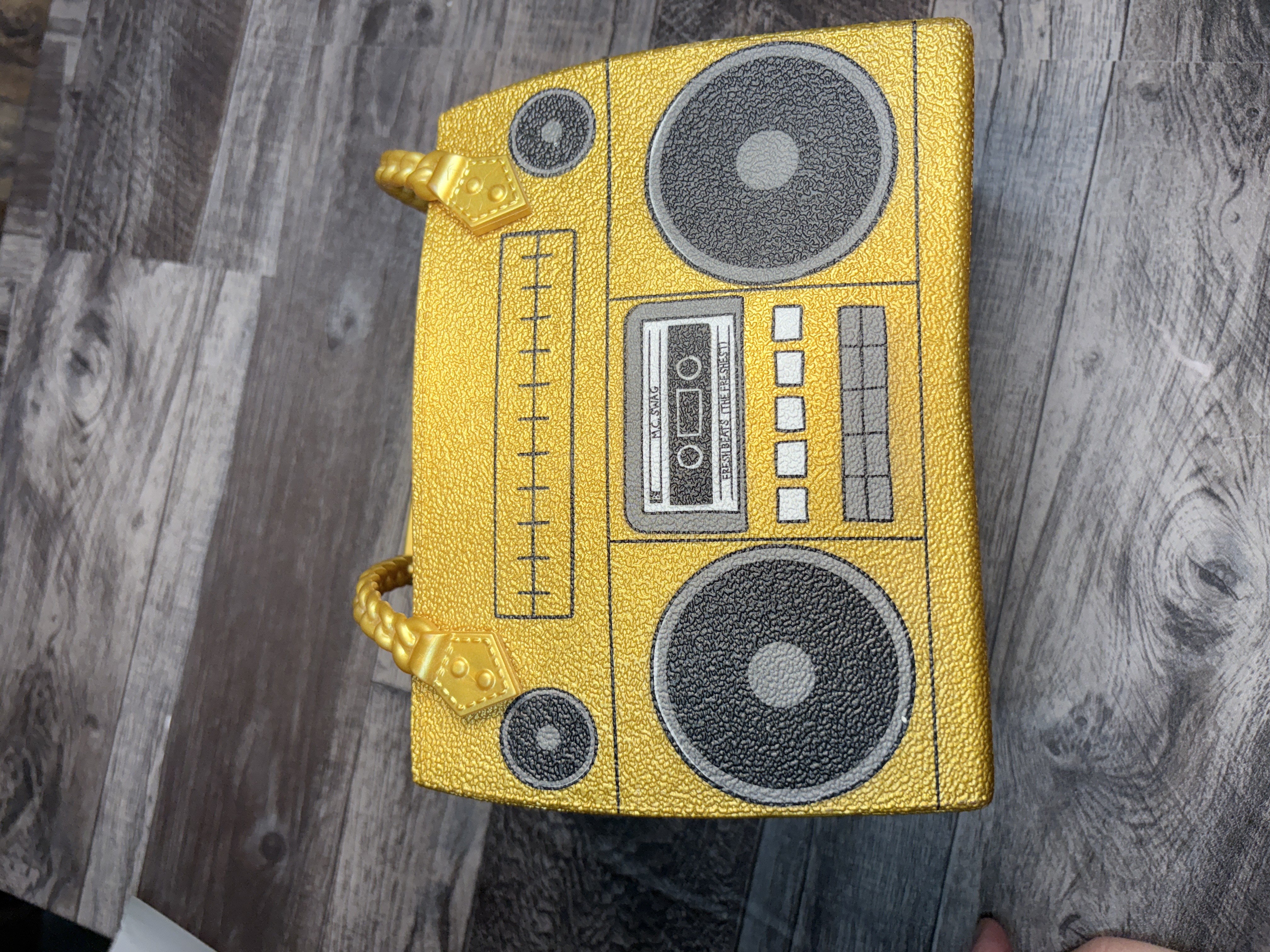 Lol SURPRISE Doll 24k Dj Radio Boom Box Gold Purse Bag 2019 MGA Entertainment