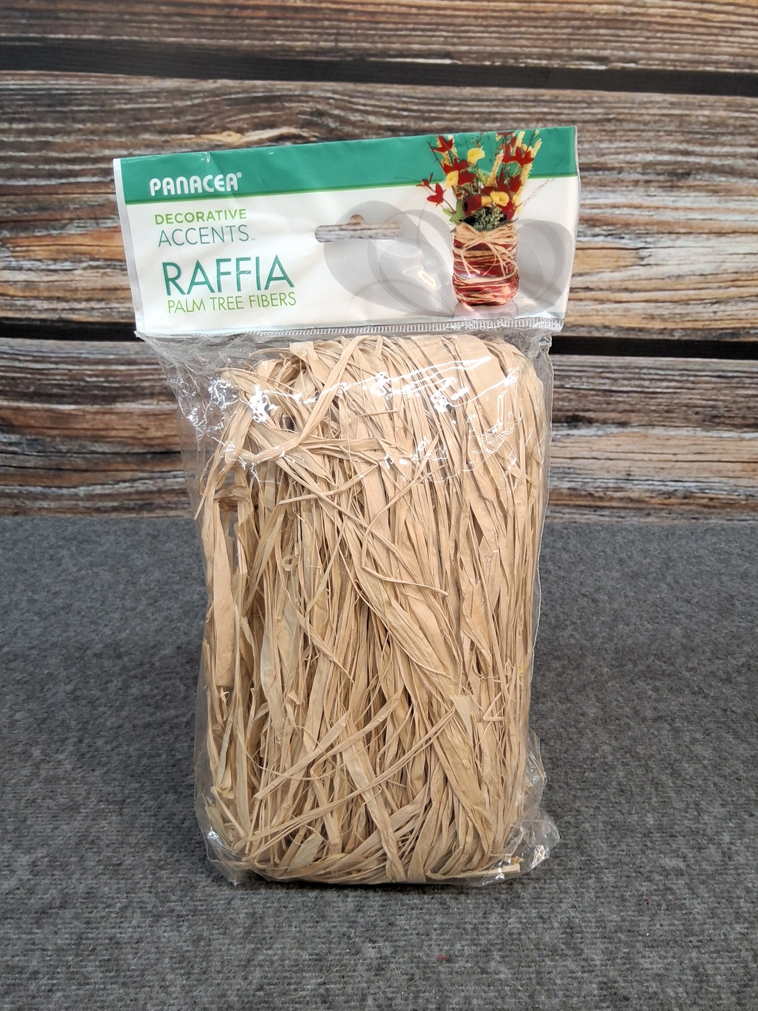 Panacea Decorative Accents Raffia – Natural Palm Tree Fibers