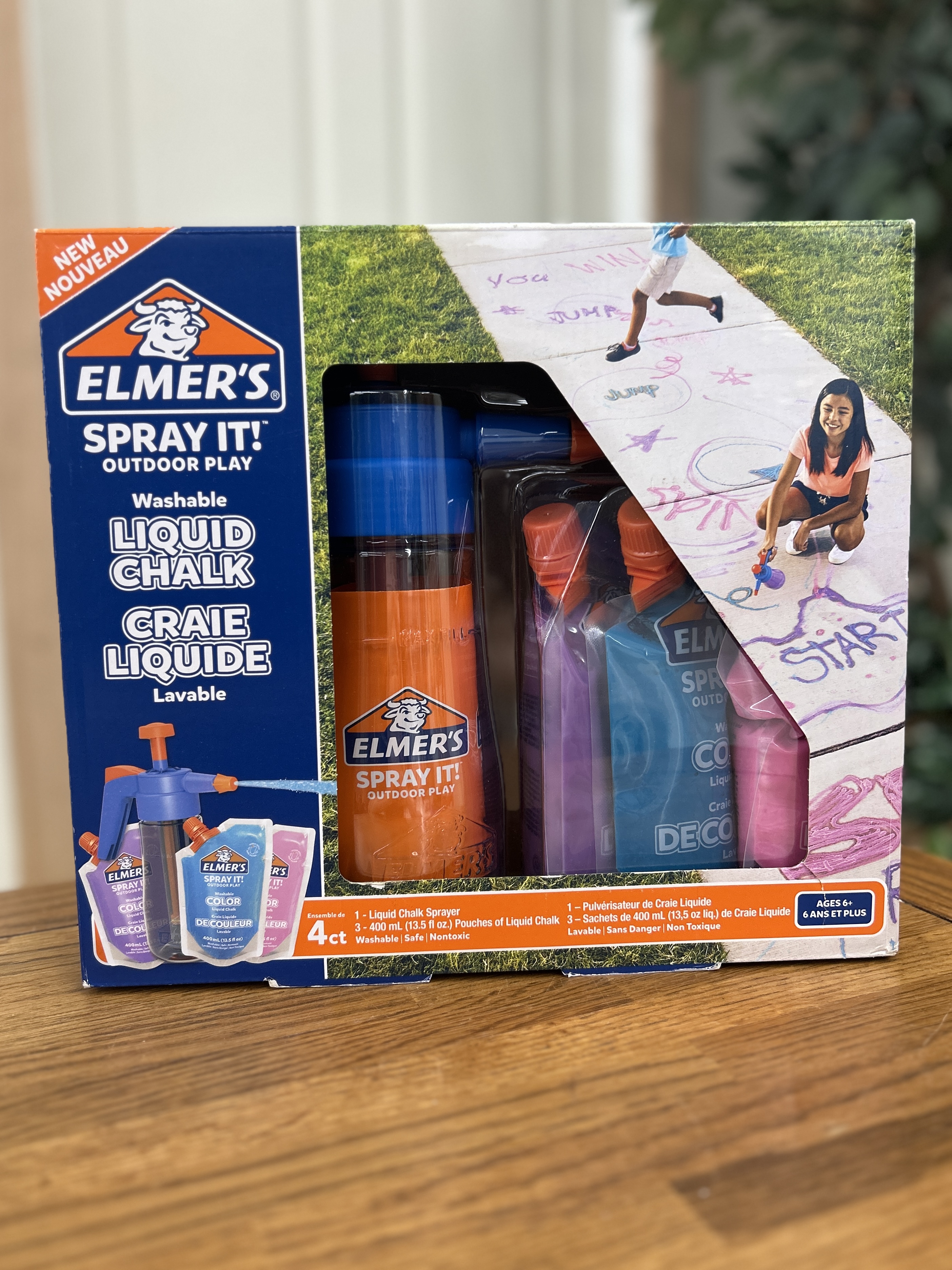 Outdoor Washable Liquid Chalk Color Sprayer Kit