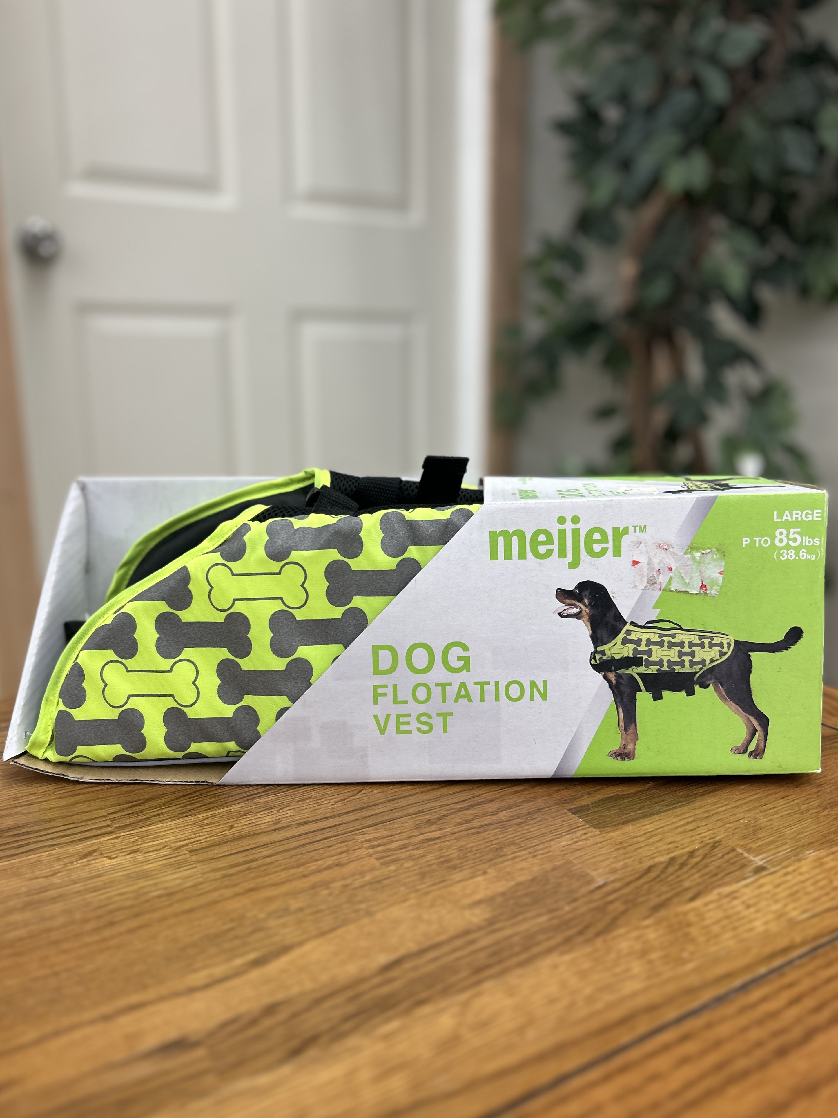 Dog Life Jacket Vest Adjustable Floatation Device