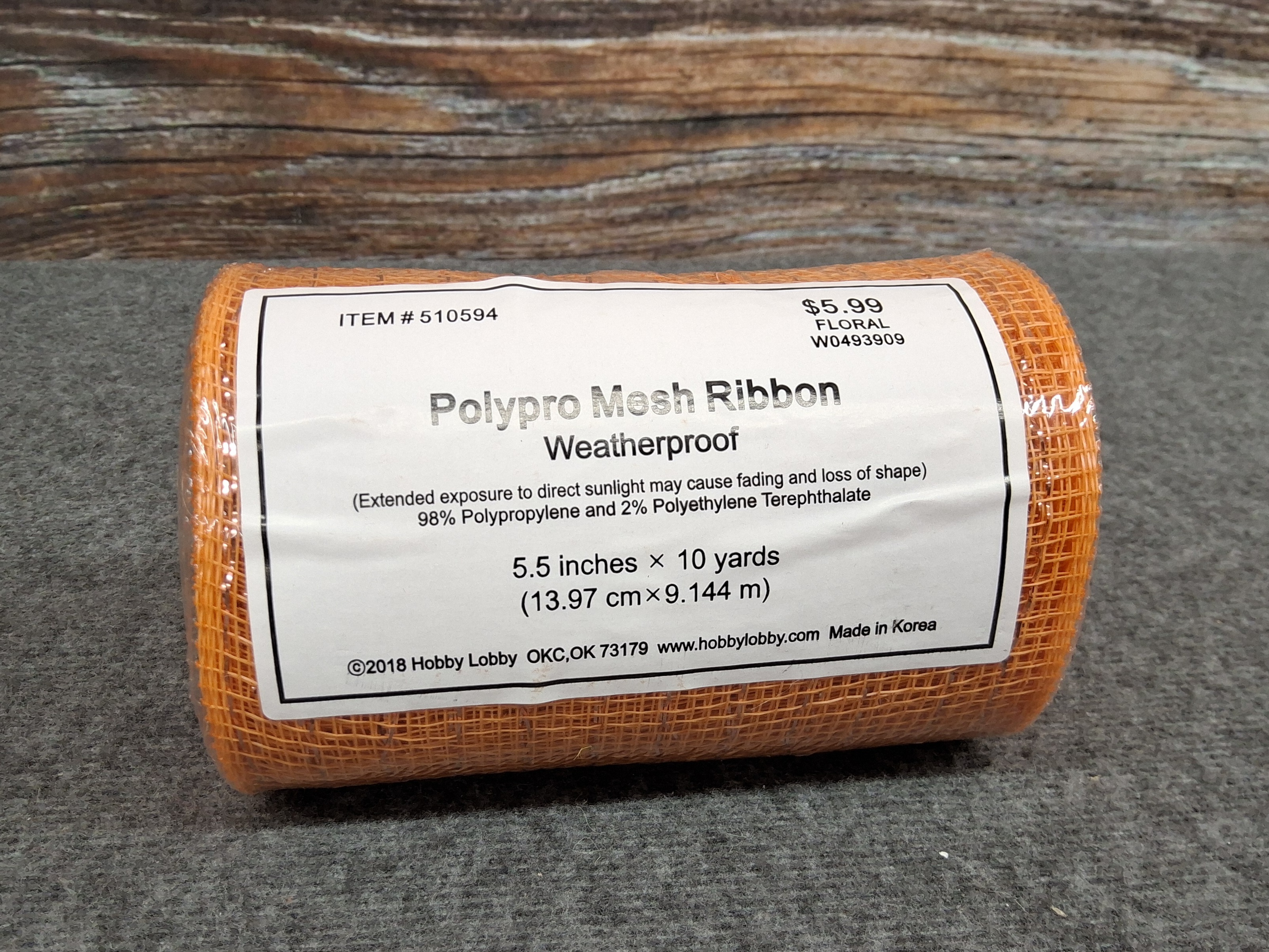 Polypropylene Mesh Ribbon (Weather proof)