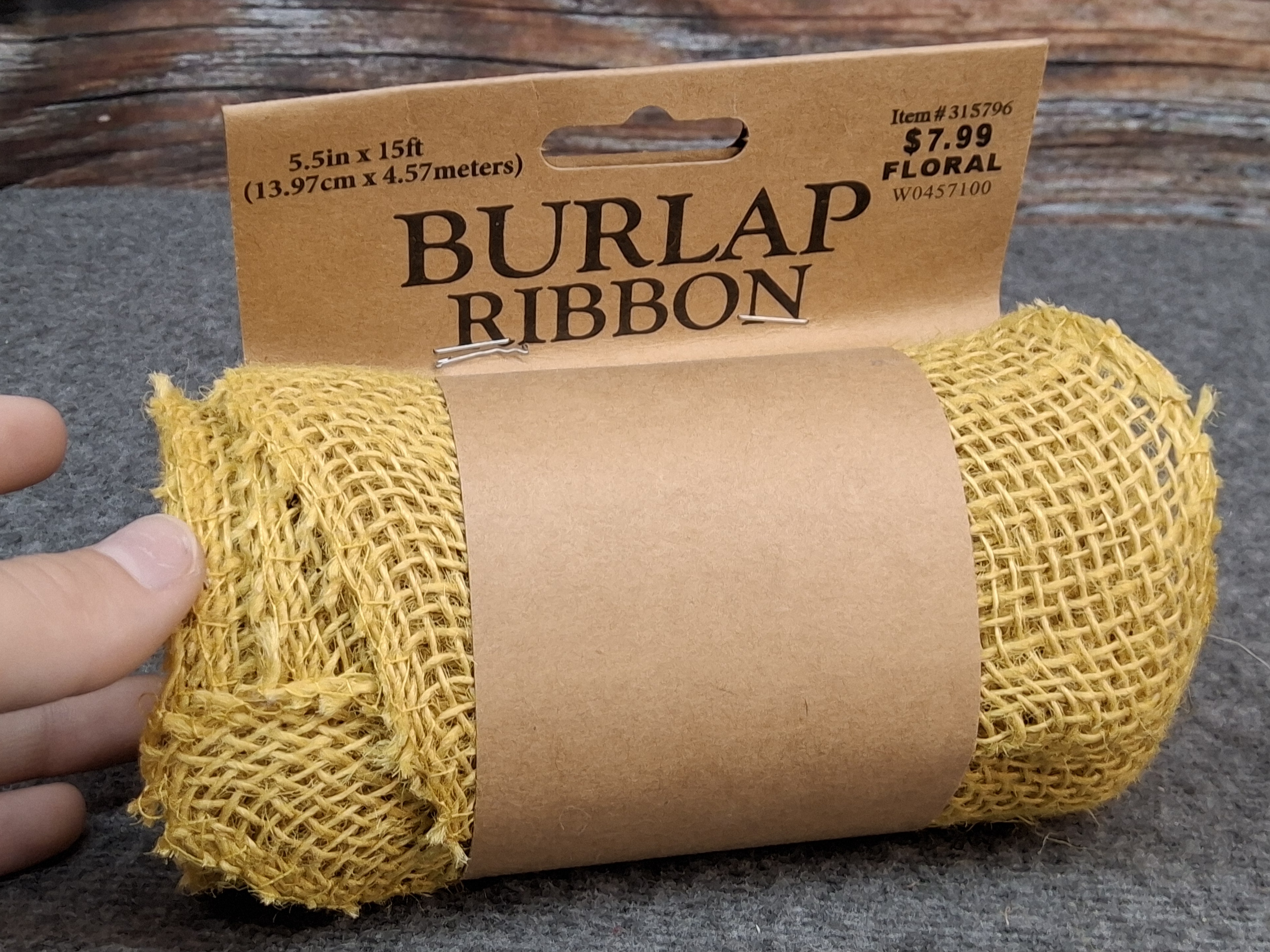 Burlap Ribbon