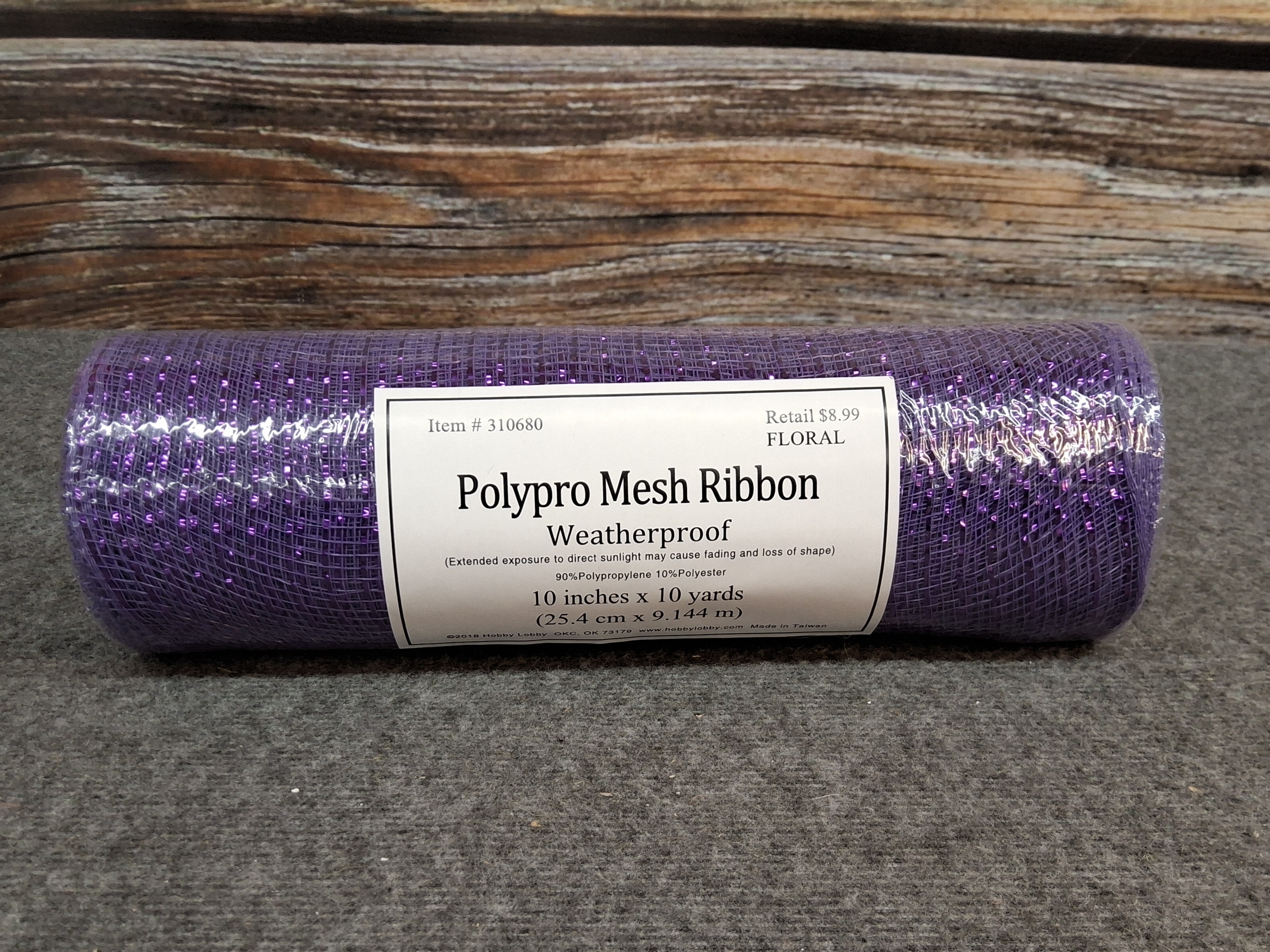 Polypro Mesh Ribbon (Weatherproof)