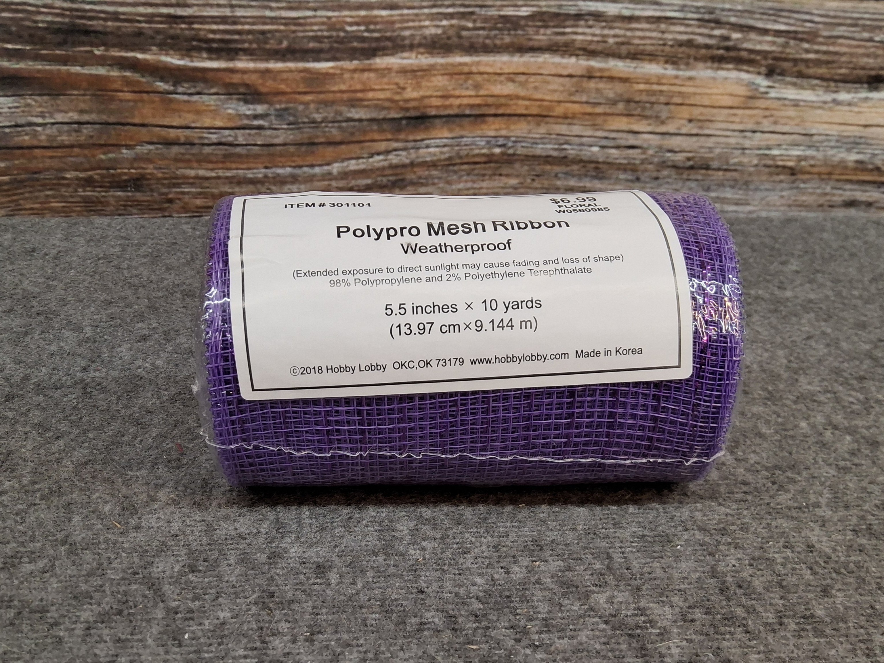 Polypro Mesh Ribbon (Weatherproof)