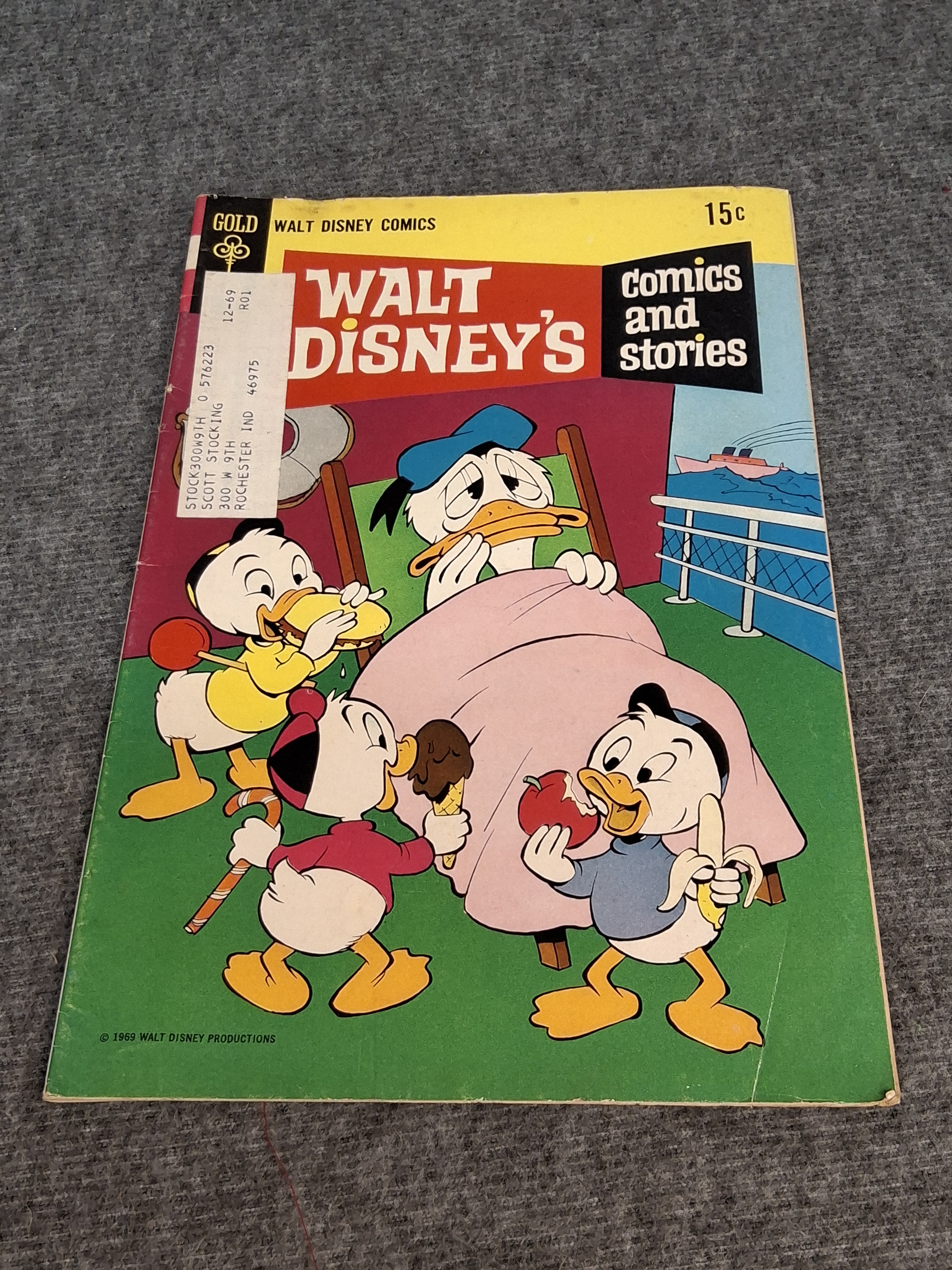 Walt Disney’s Comics and Stories No. 343 (1969, Gold Key)