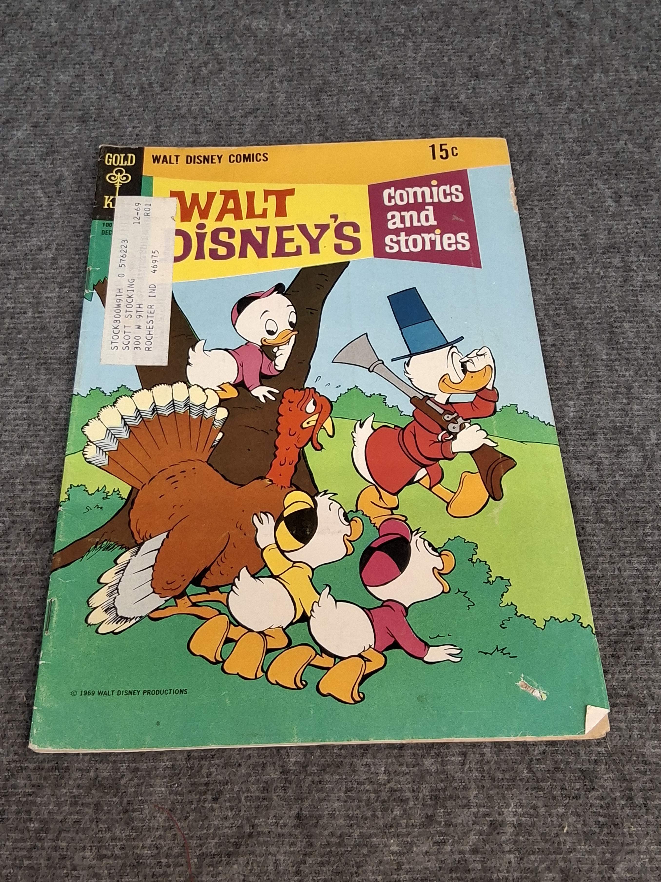 Walt Disney’s Comics and Stories No. 348 (Dec. 1969, Gold Key)