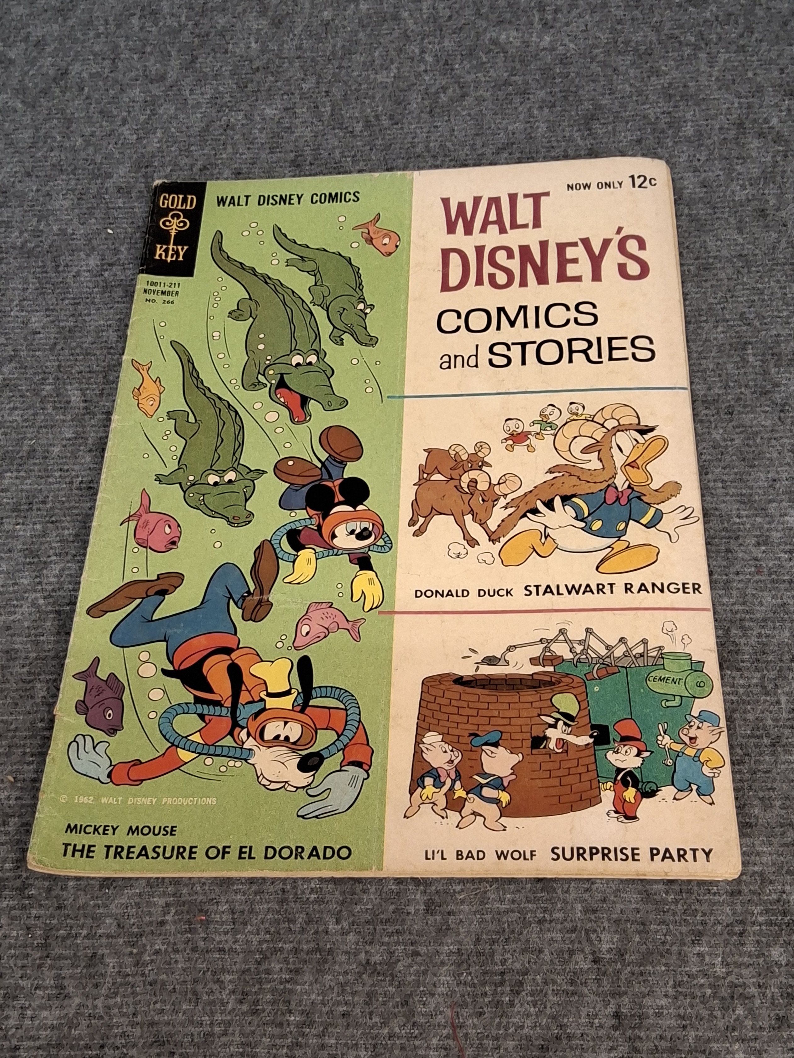 Walt Disney’s Comics and Stories No. 264 (Nov. 1962, Gold Key)