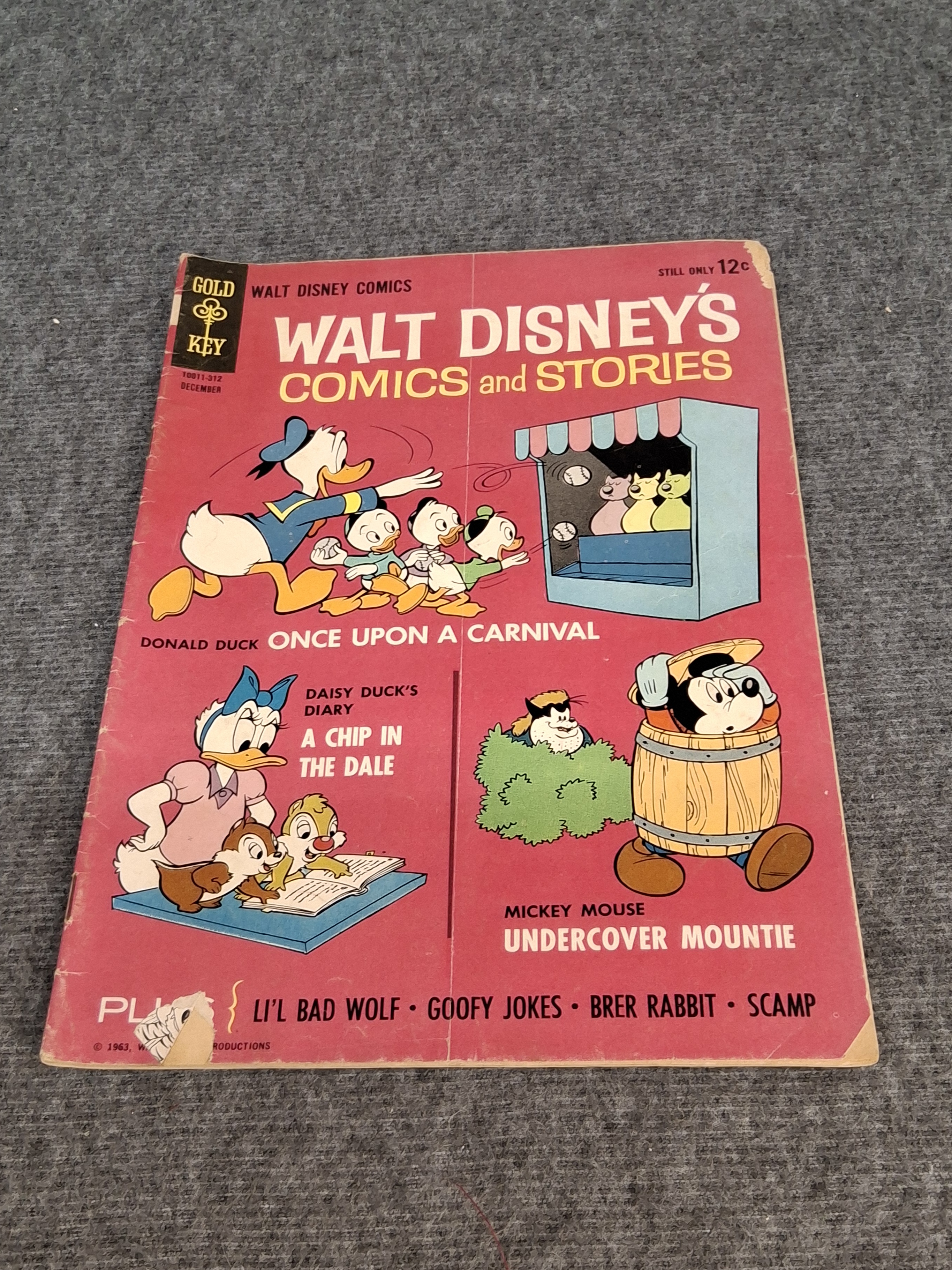 Walt Disney’s Comics and Stories #264 (Dec 1962, Gold Key)