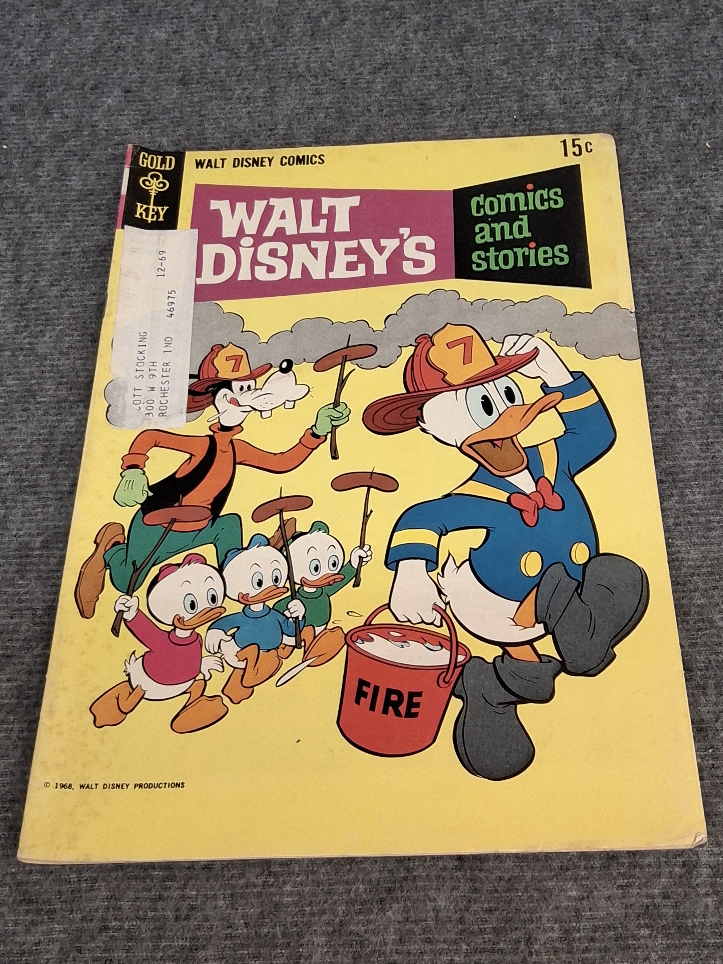 Walt Disney’s Comics and Stories #736 (Sept 1968, Gold Key)