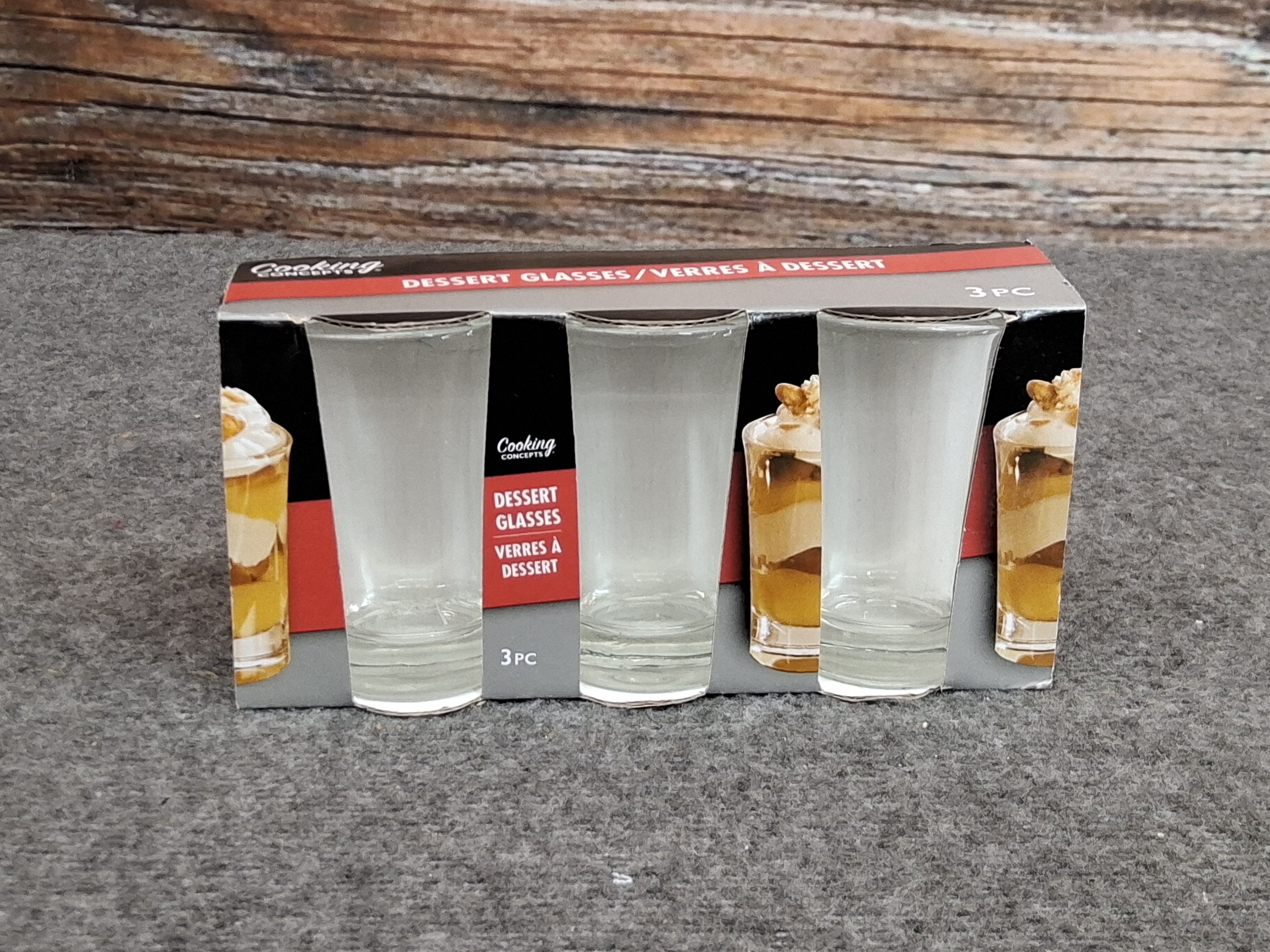 Cooking Concepts Dessert Glasses – 3pc Set