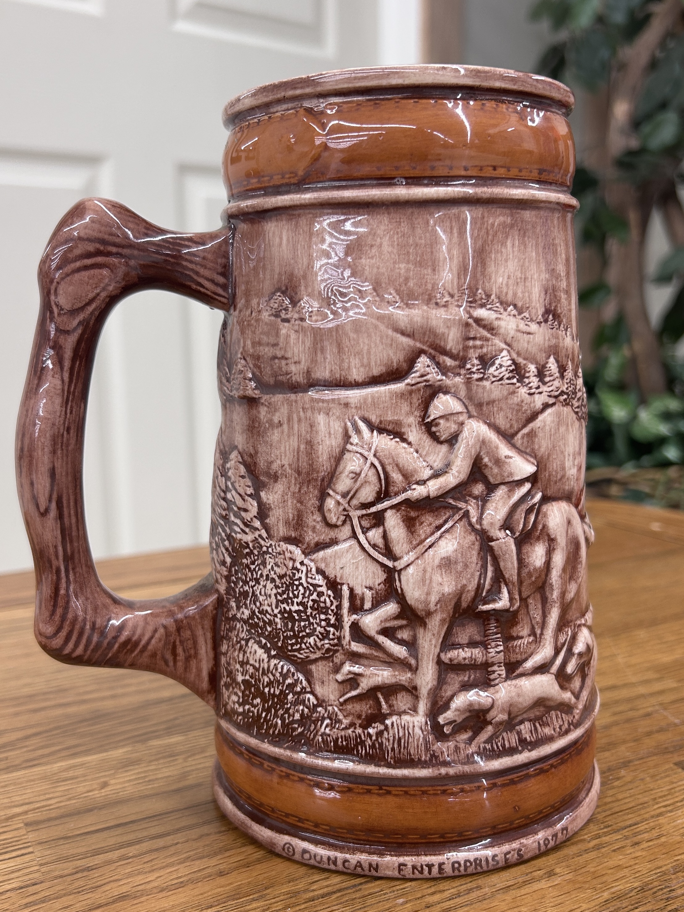 1970s Duncan Fox Hunt Scene Mug