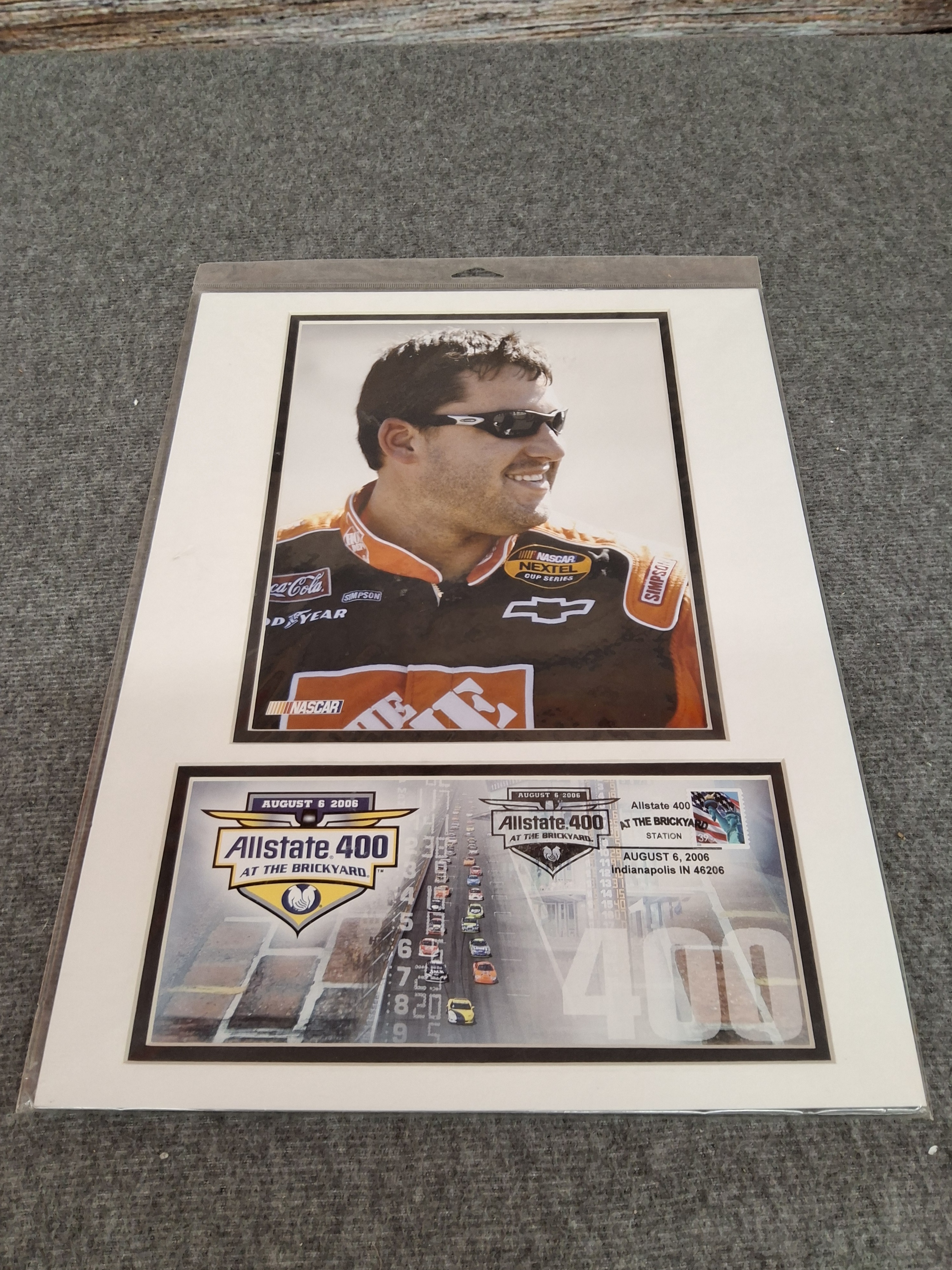 Tony Stewart 2006 Brickyard 400 NASCAR Photo Cover