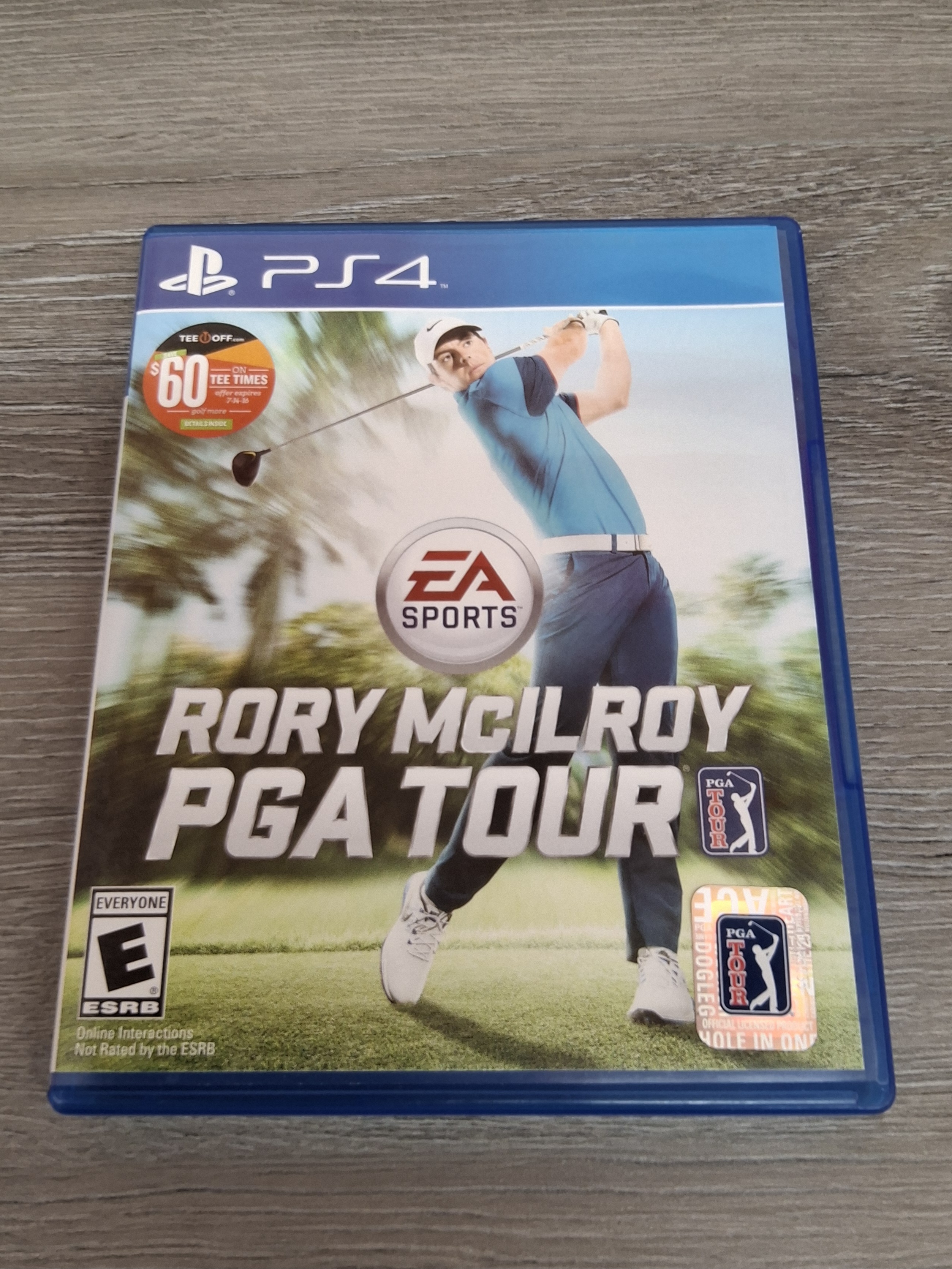 PlayStation 4 Game – Minor Scratches, Untested RORY MCILROY PGA TOUR