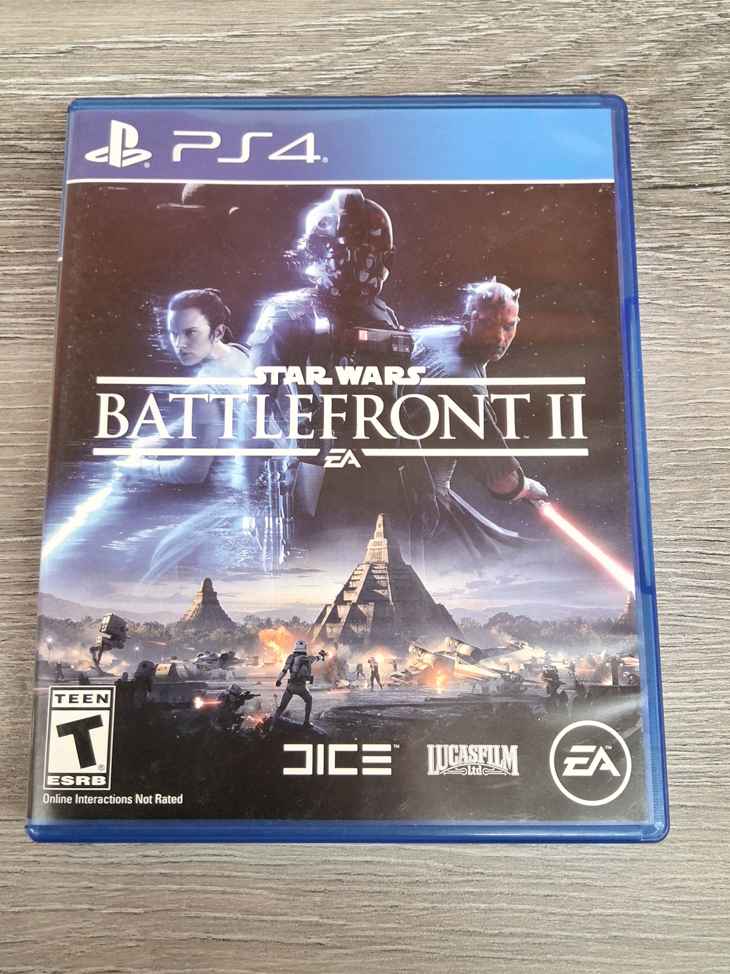 PlayStation 4 Game – Minor Scratches, Untested Star Wars Battle Front 2