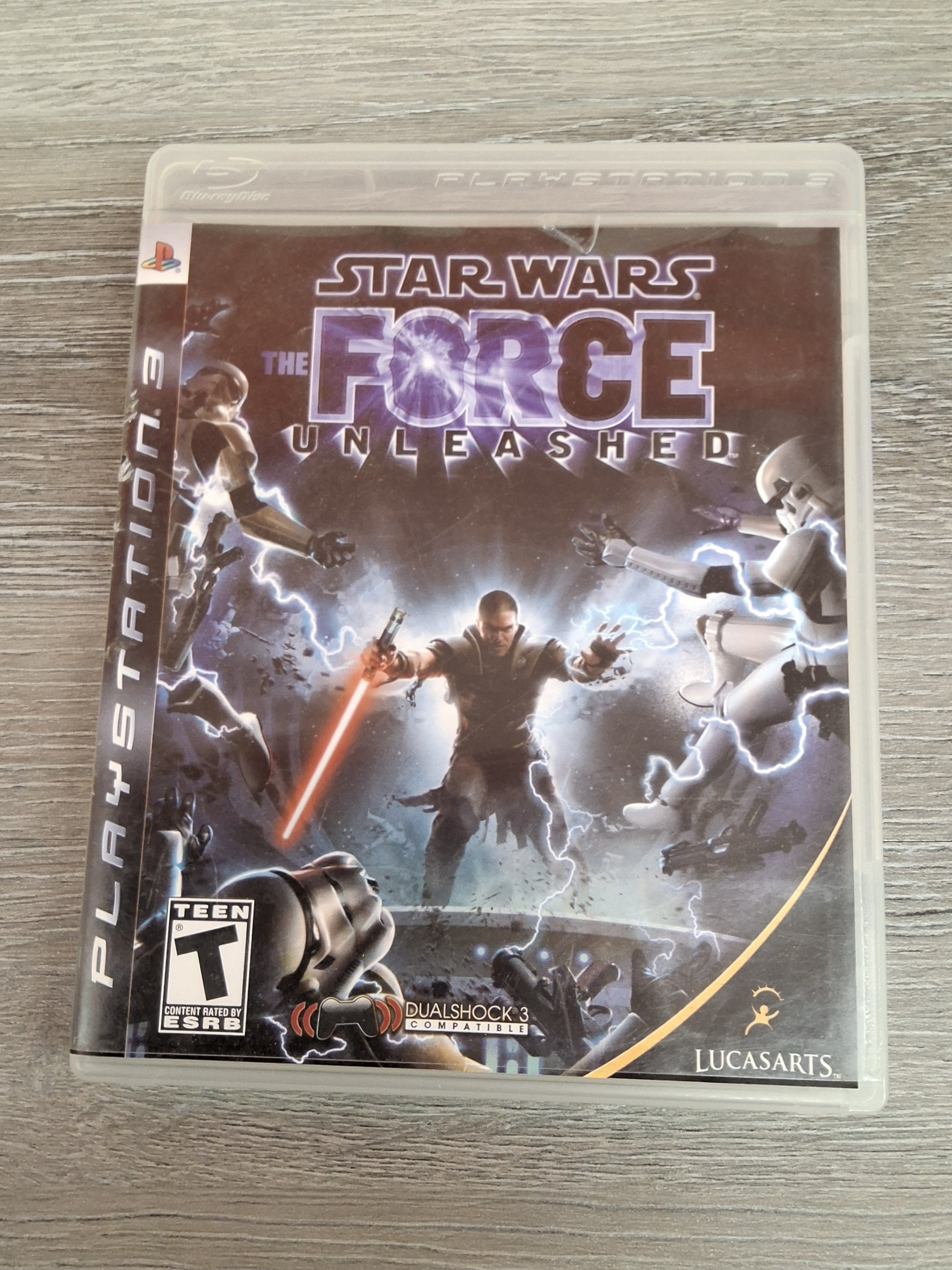 PlayStation 3 Game – Minor Disc Scratches Starwars The Force Unleashed