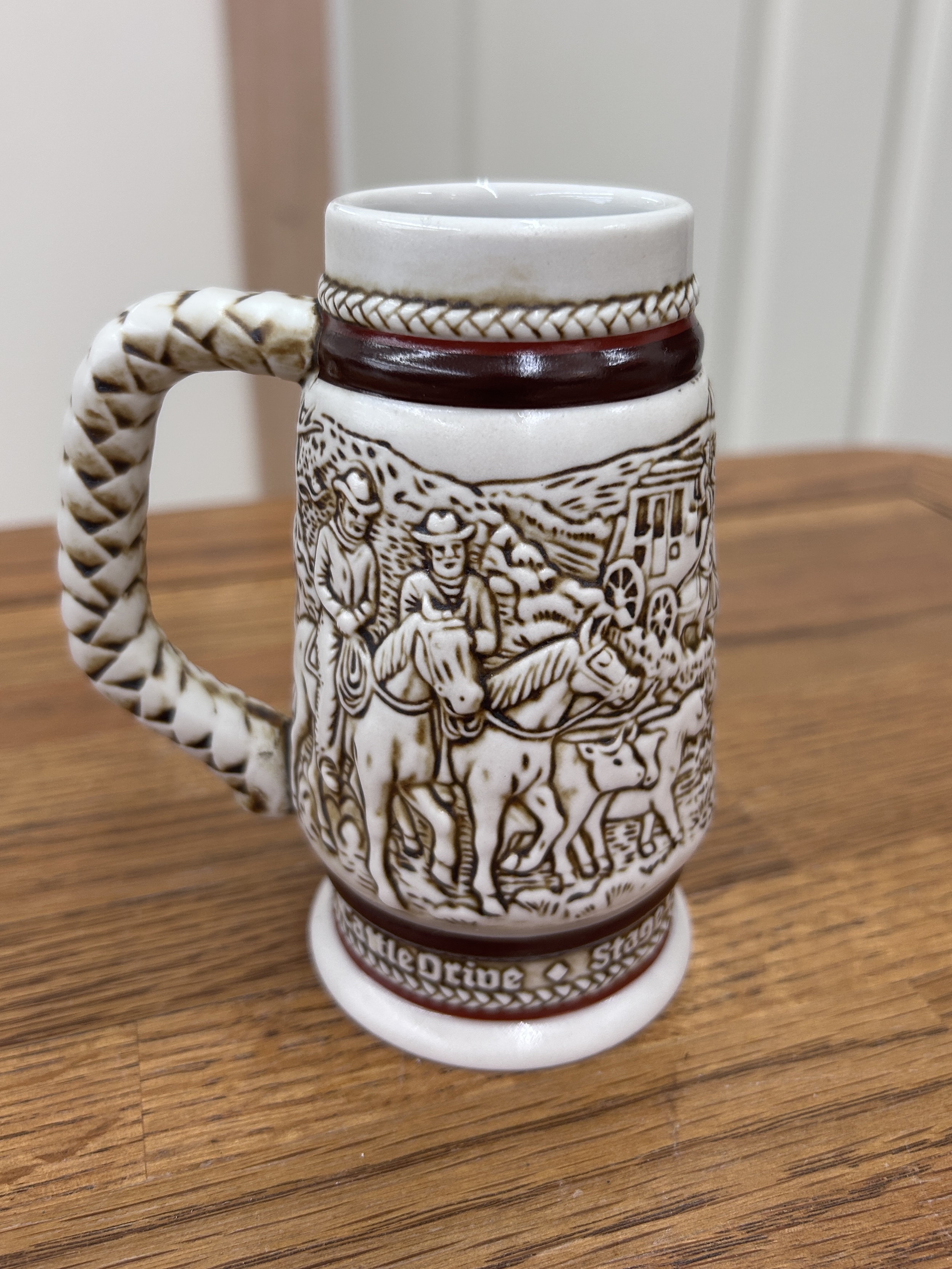 Small Avon Western Round-Up Beer Stein Small