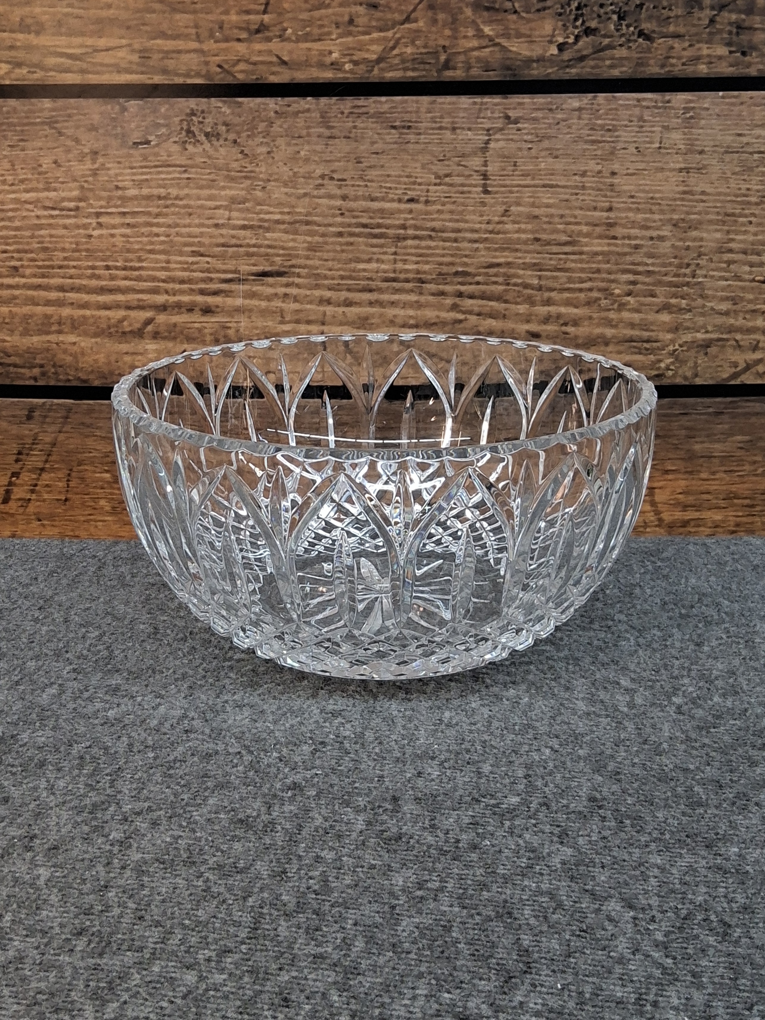 Cut Crystal Decorative Bowl
