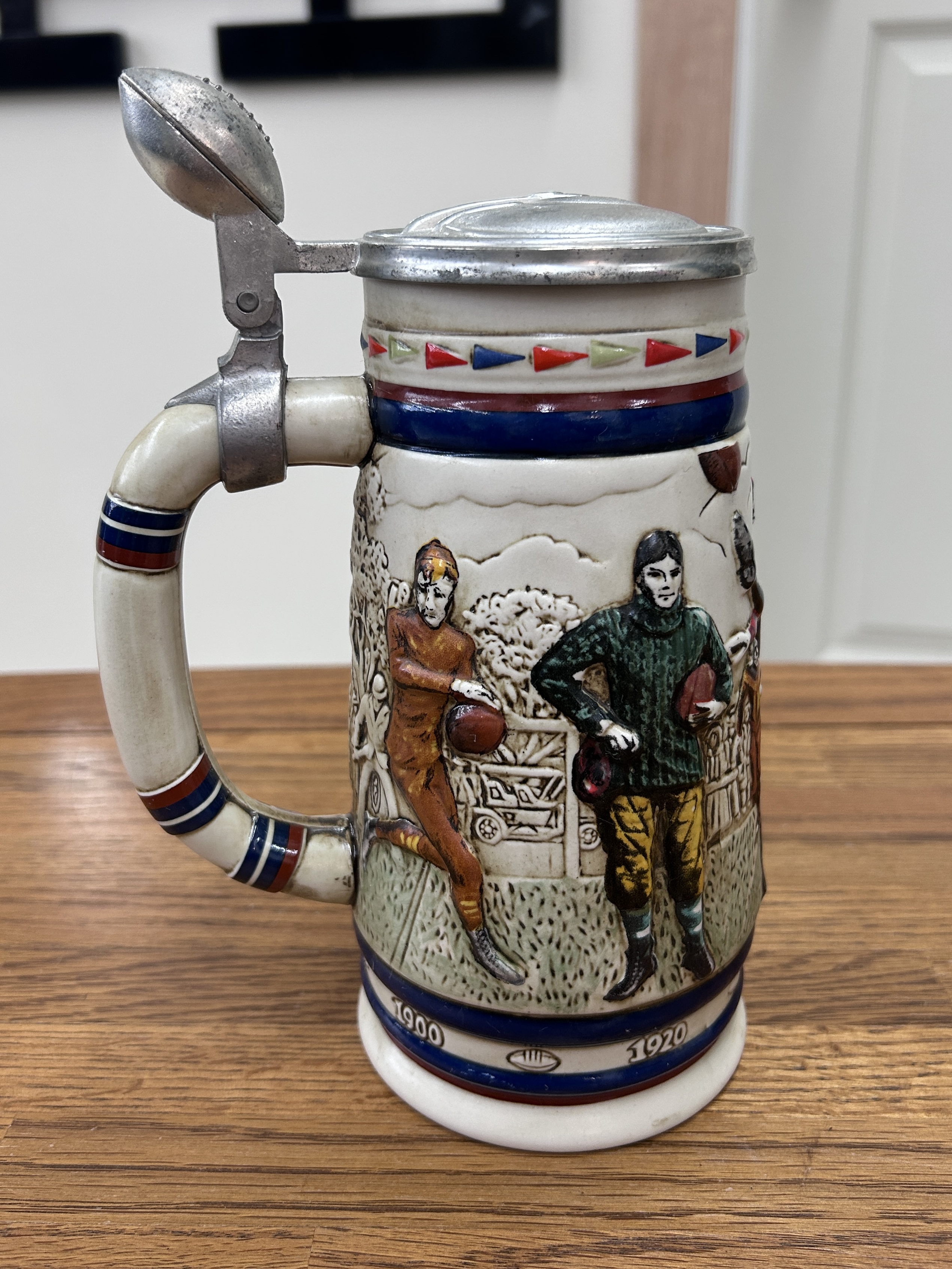 Vintage Avon Beer Stein Football Limited Edition 1983