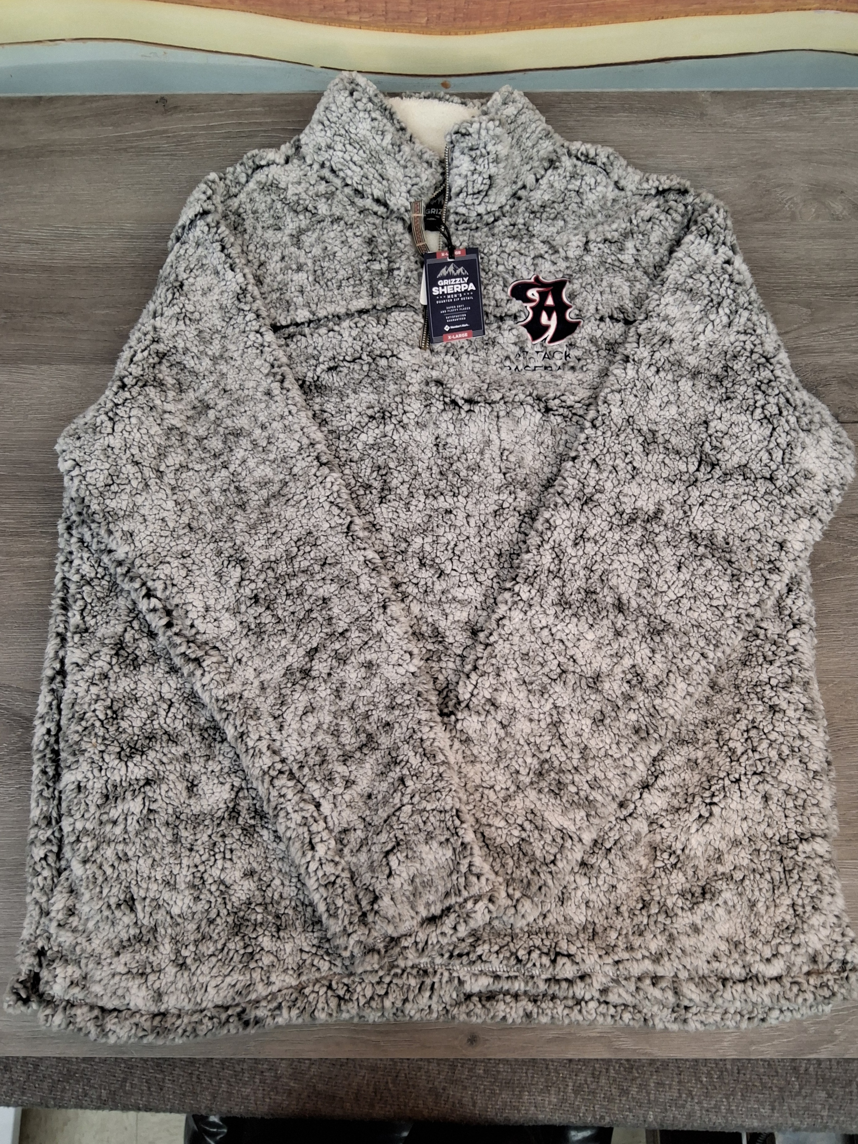 Member’s Mark Grizzly Sherpa Quarter-Zip Pullover XL