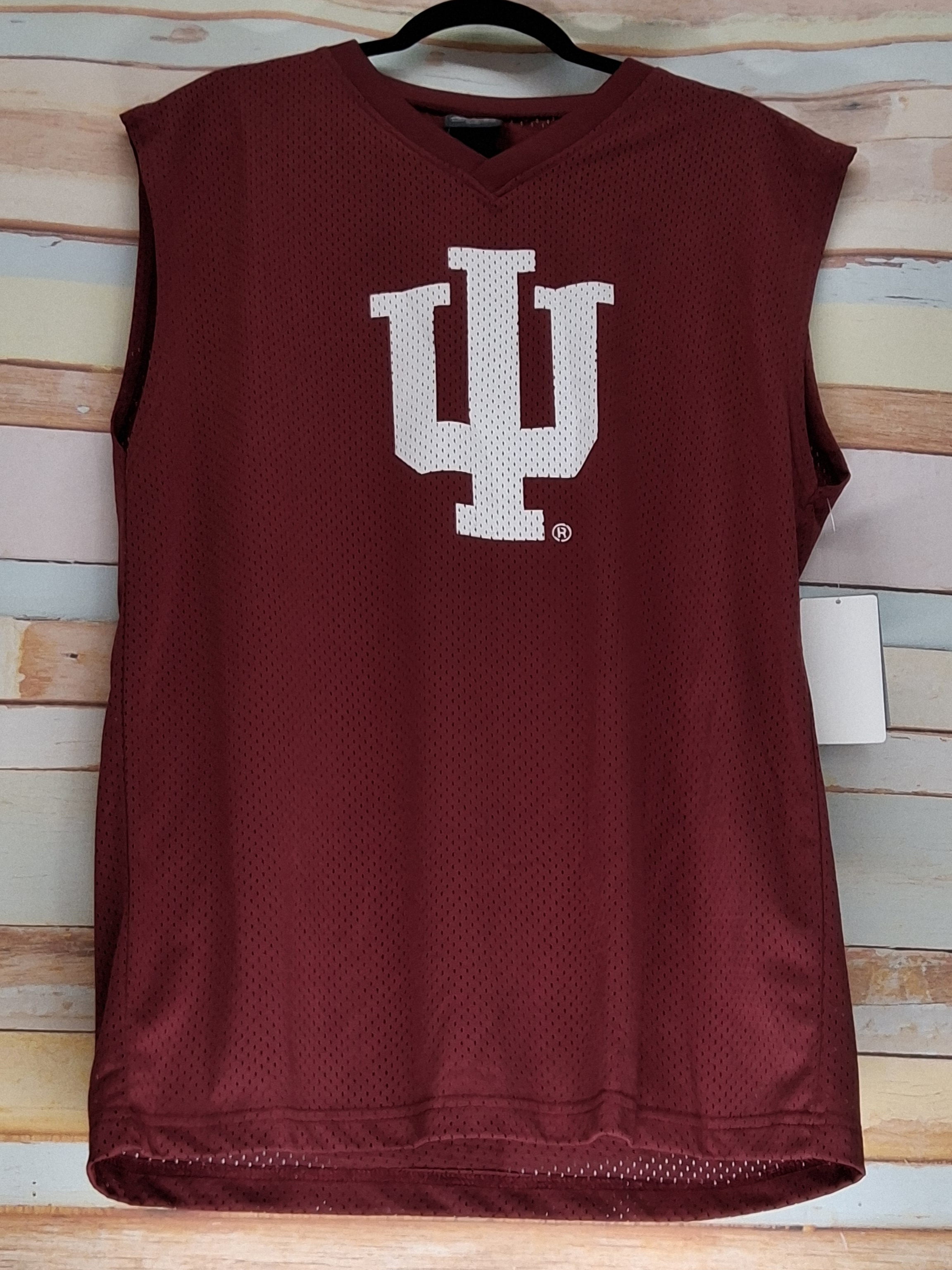 Indiana Hoosiers Pro Edge Sleeveless Mesh Jersey L
