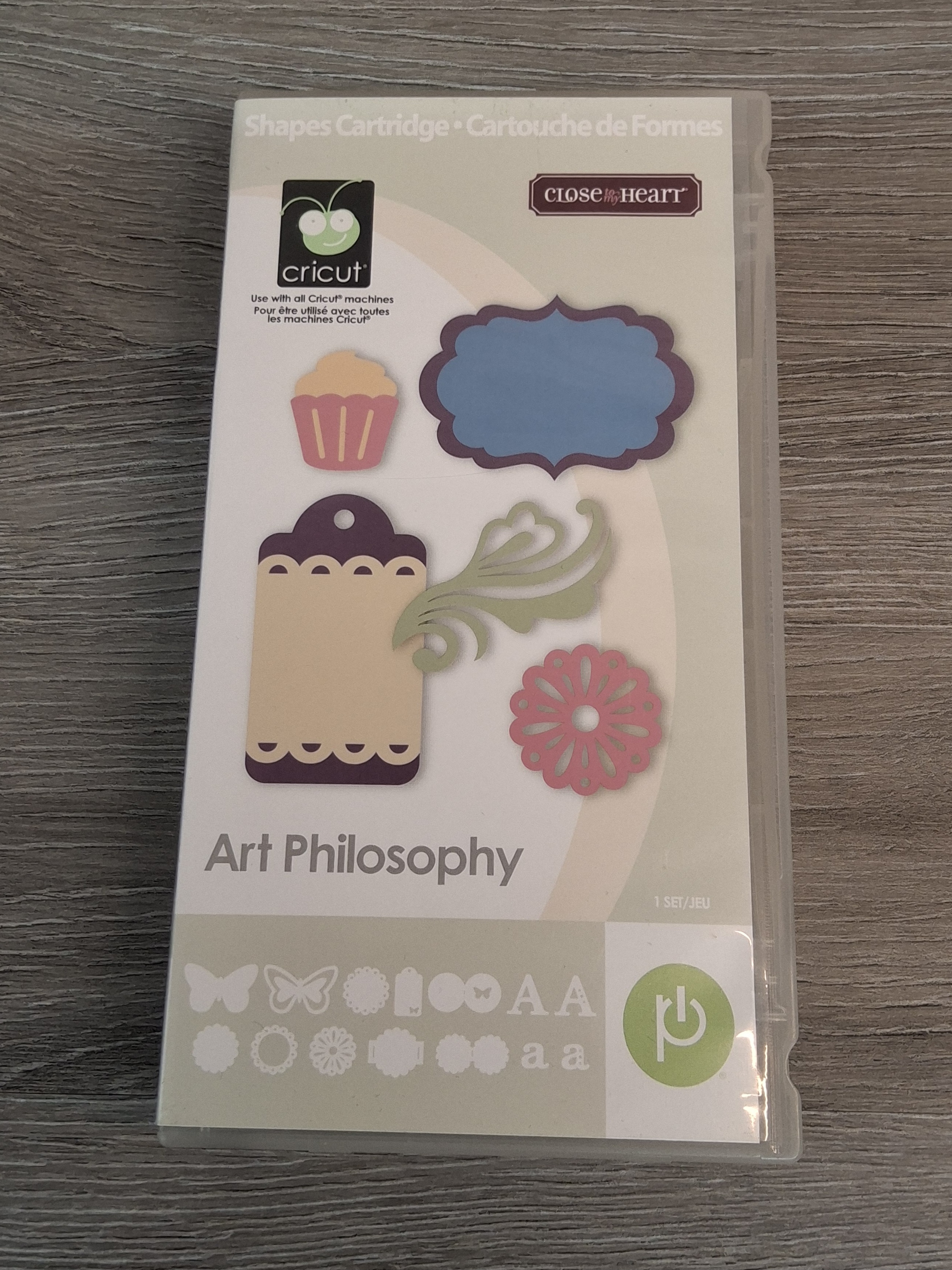 Cricut Art Philosophy Cartridge w/ Booklet & Overlay – Close to My Heart