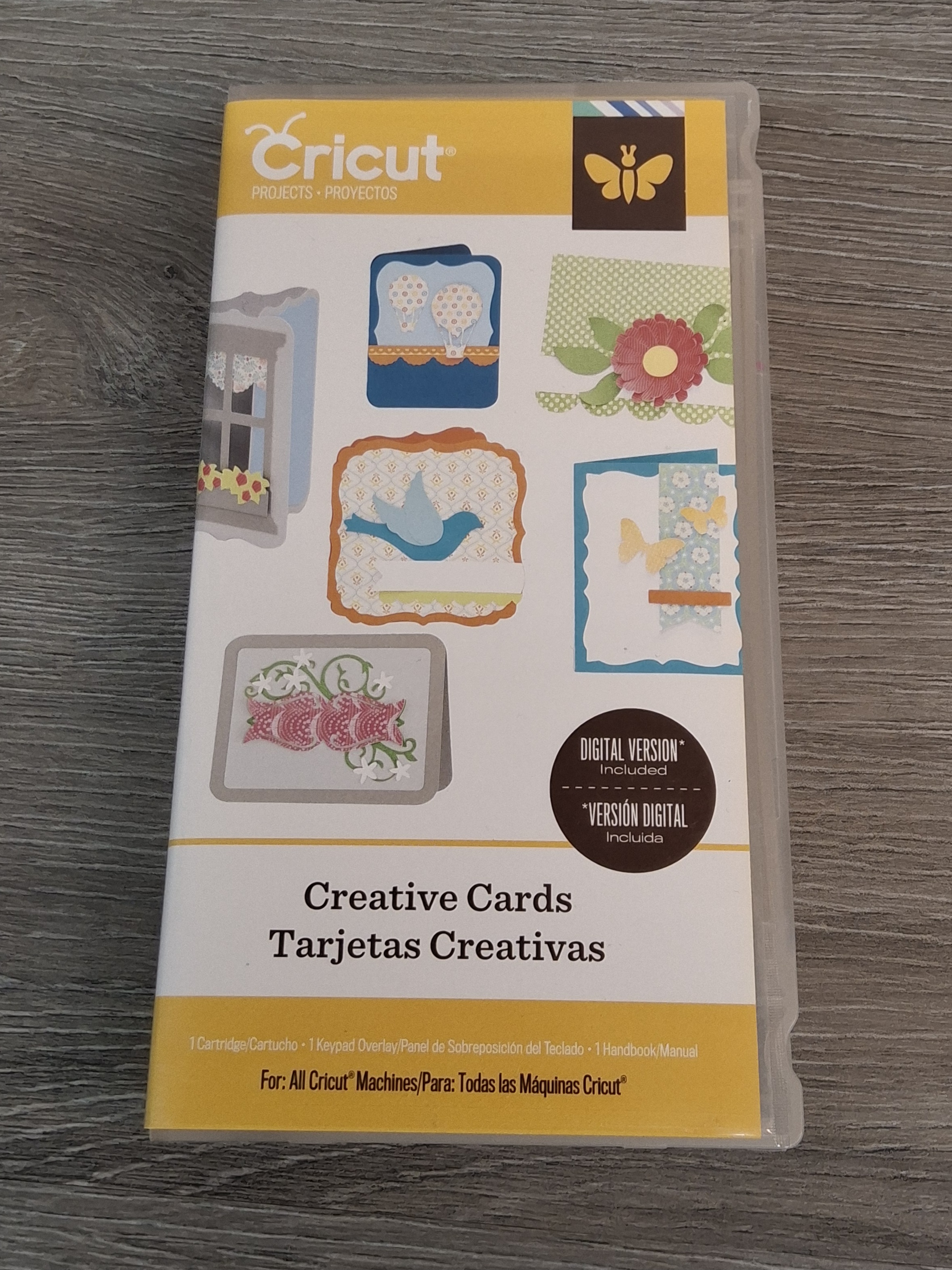 Cricut Creative Cards Cartridge w/ Booklet & Overlay – Projects Series