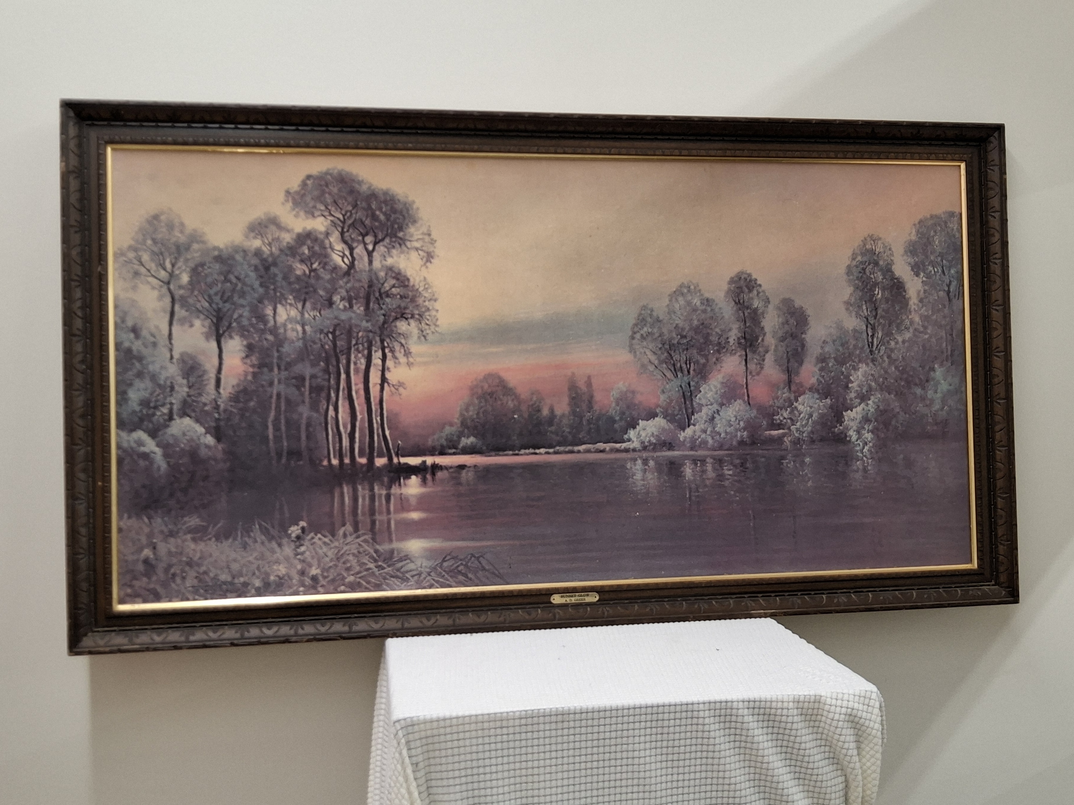 “Sunset Glow” Framed Print by A.D. Greer