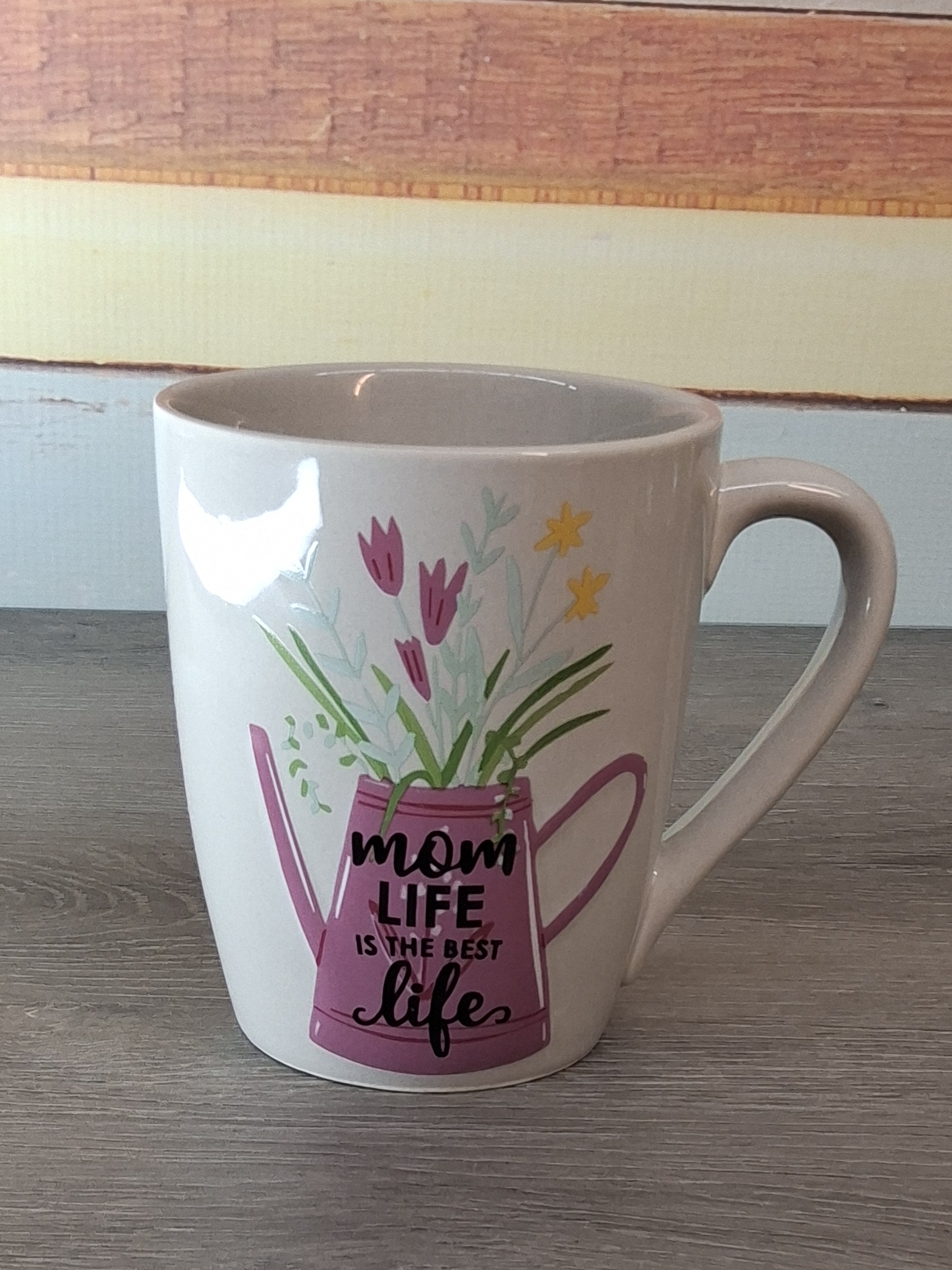 Mom Life Is the Best Life Floral Coffee Mug