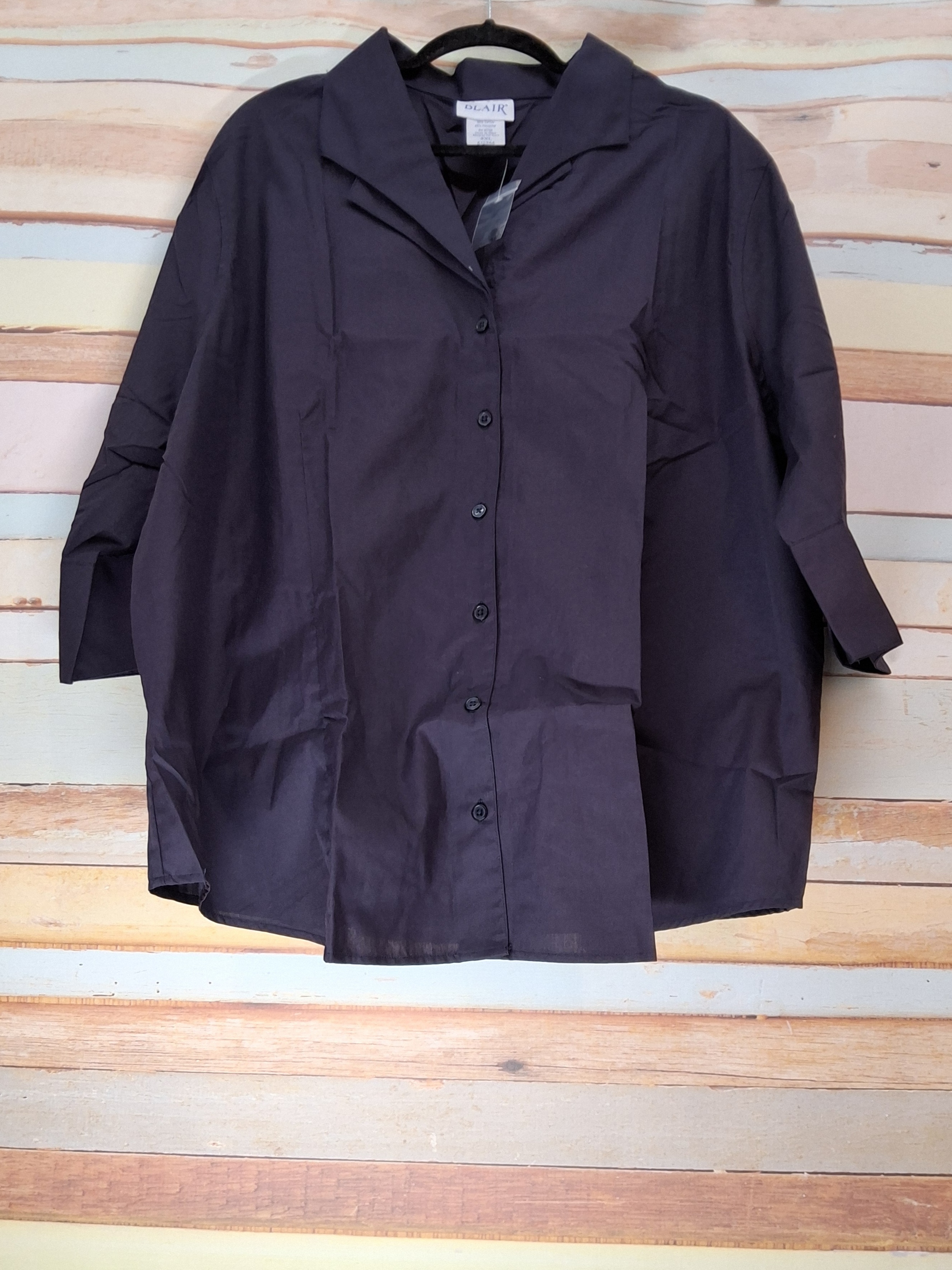 Blair 3XL Purple Button-Up Shirt