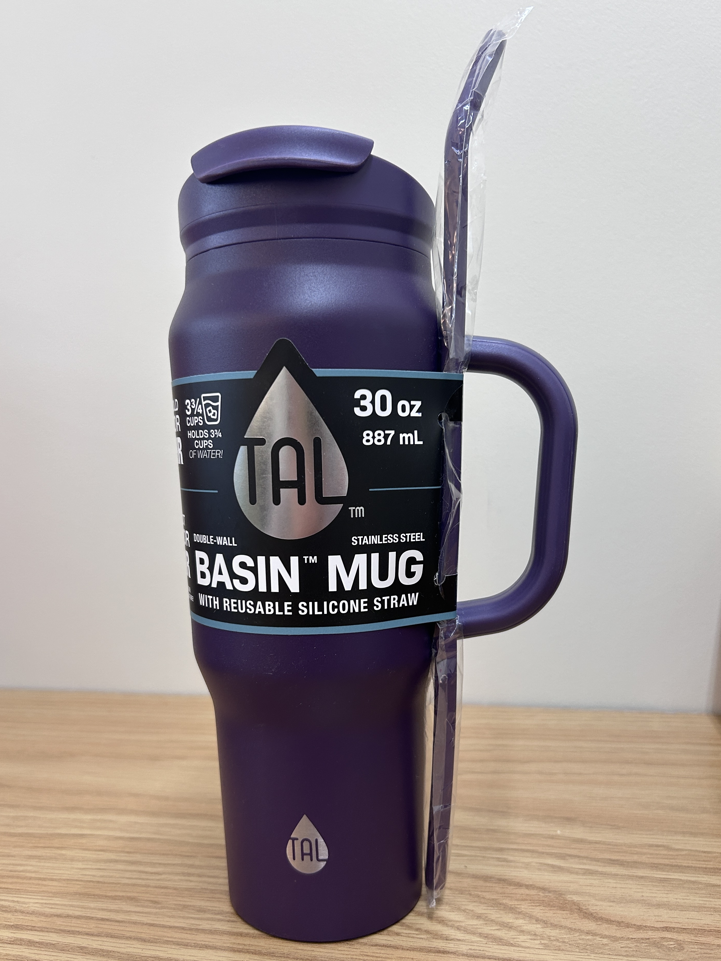 Tal Stainless Steel Basin Water Bottle 30oz