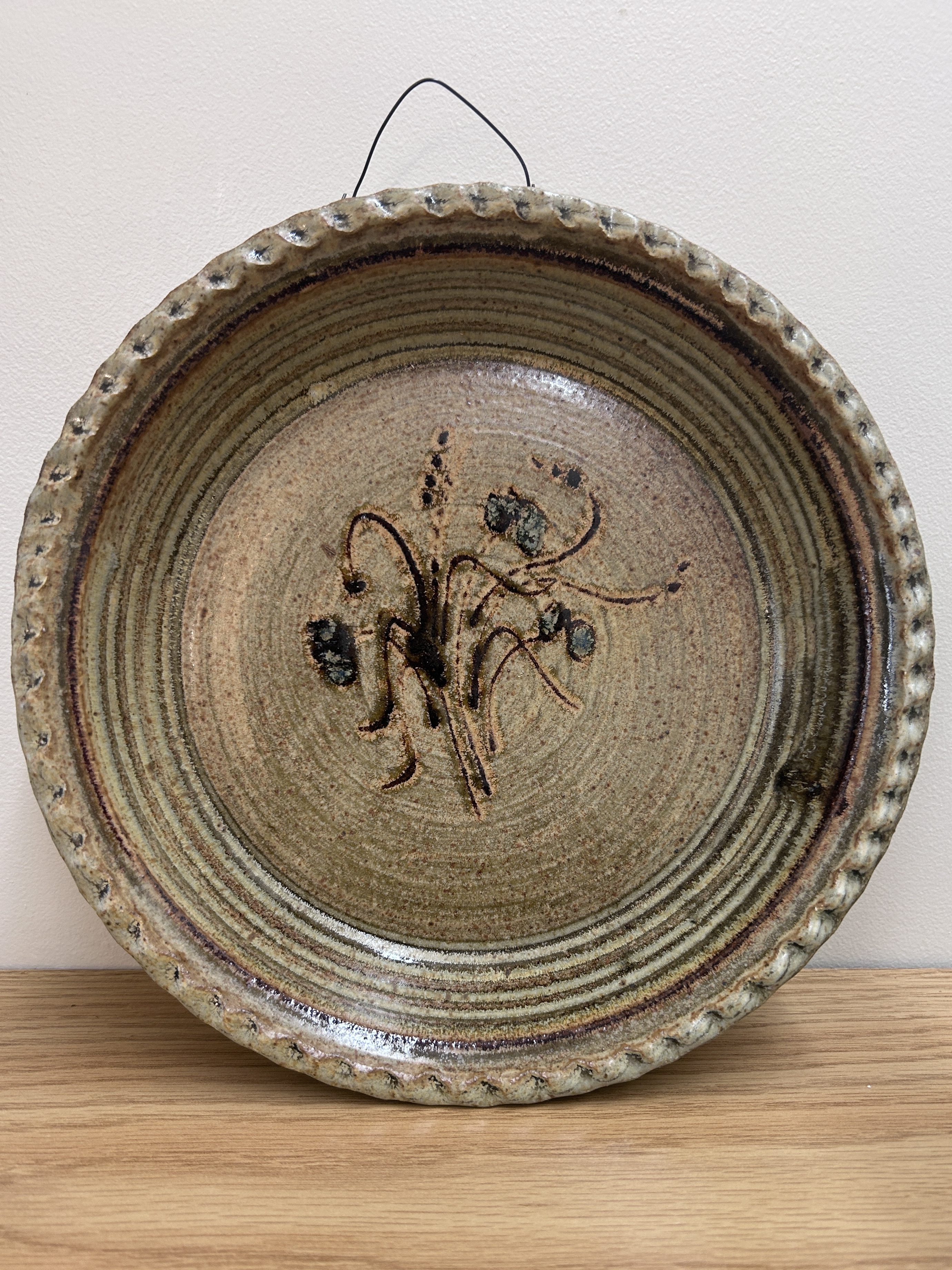 Vintage Studio Pottery Art Pie Dish