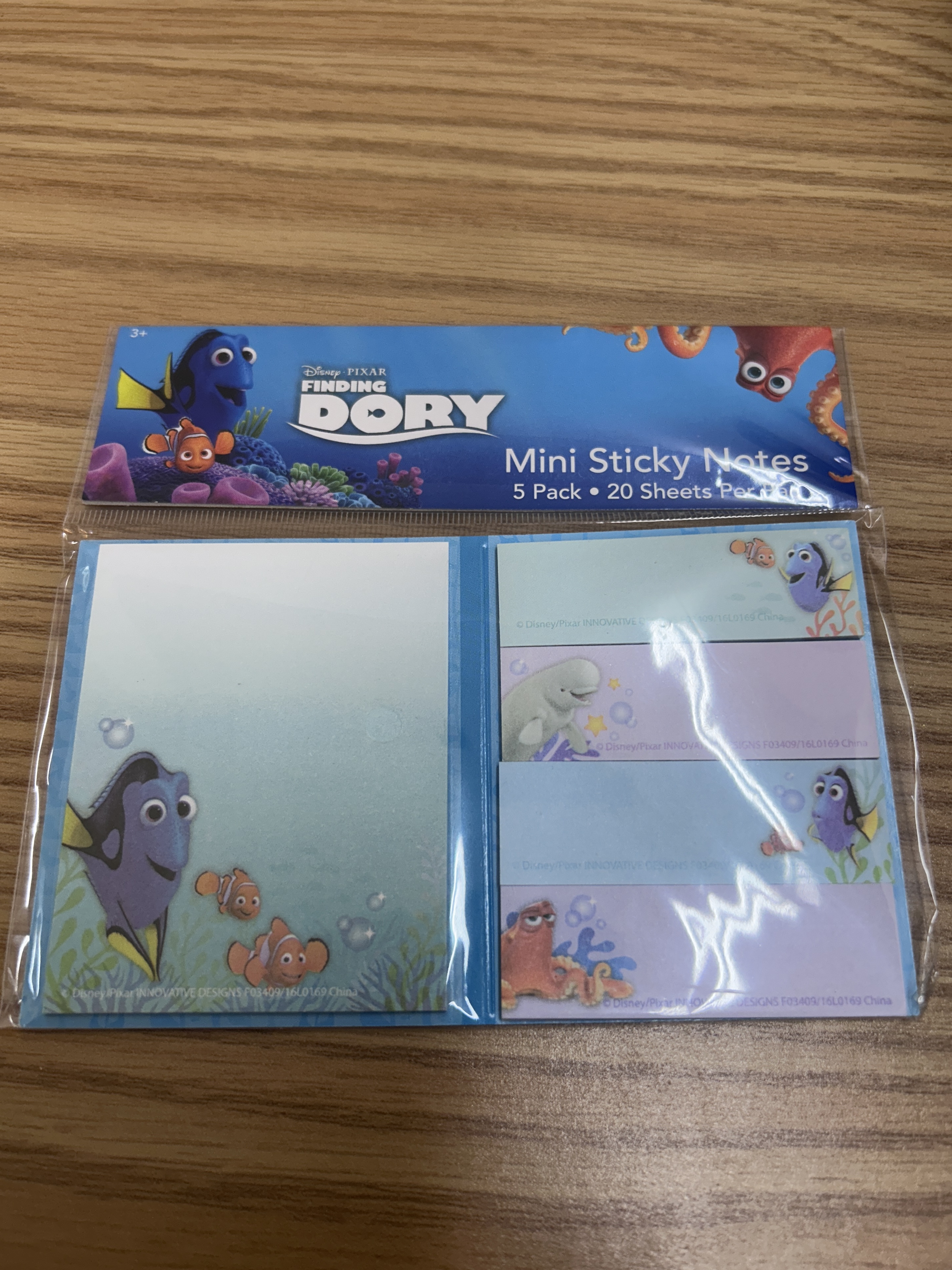 Finding Dory Mini Sticky Notes