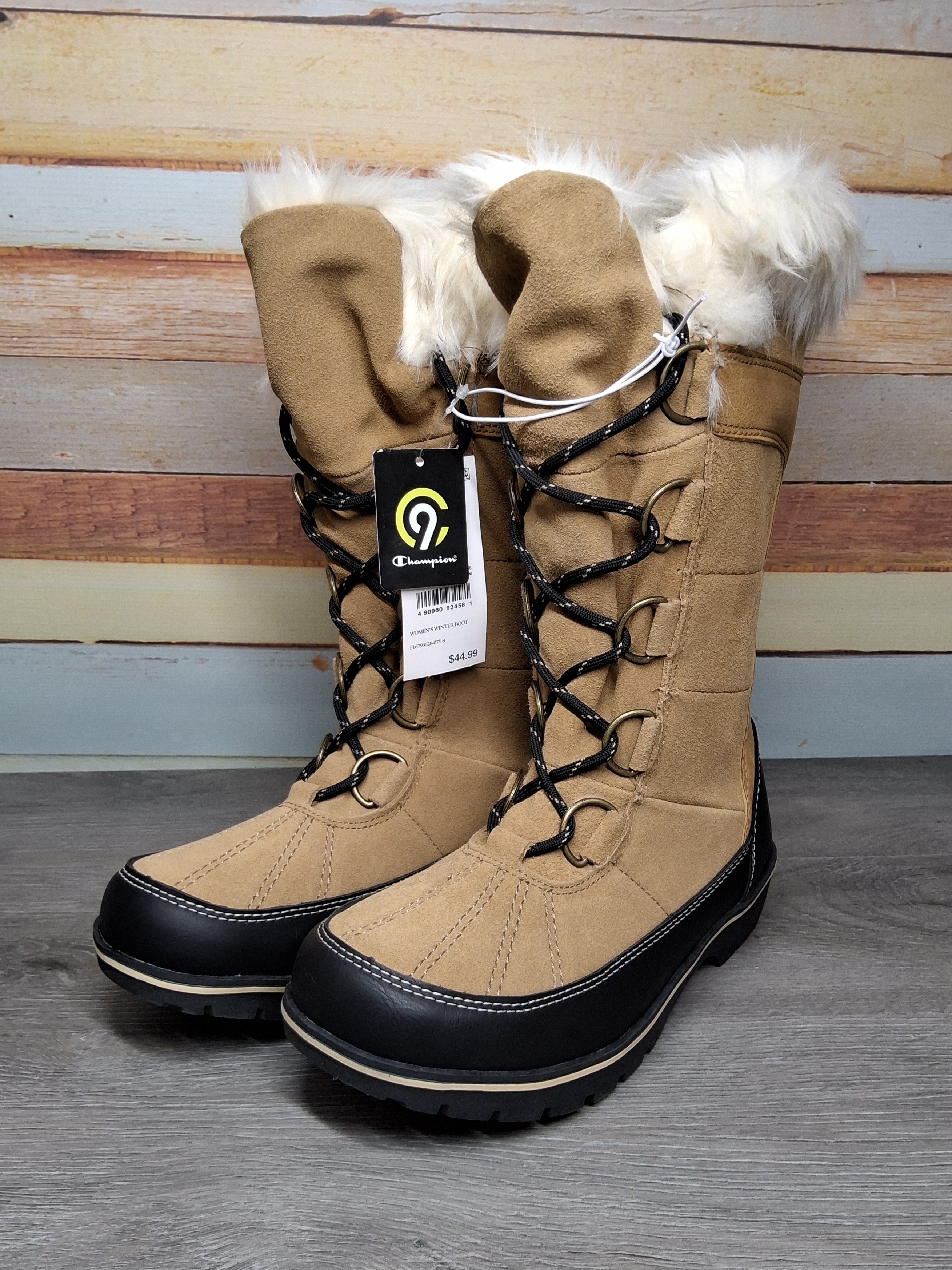 C9 Champion "Ruthie" Faux Fur Winter Boots (7W)