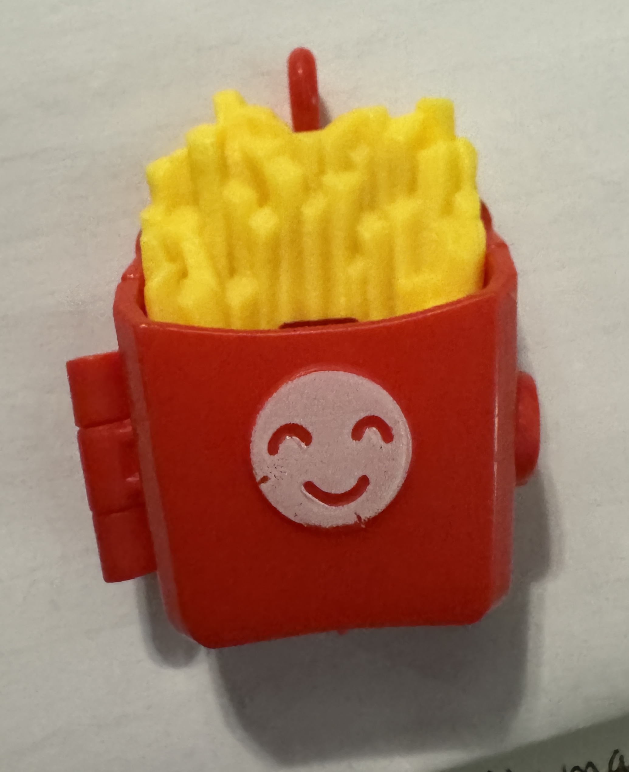 Polly Pocket French Fries Tiny Takeaway Mini Figure Ring & Doll Set