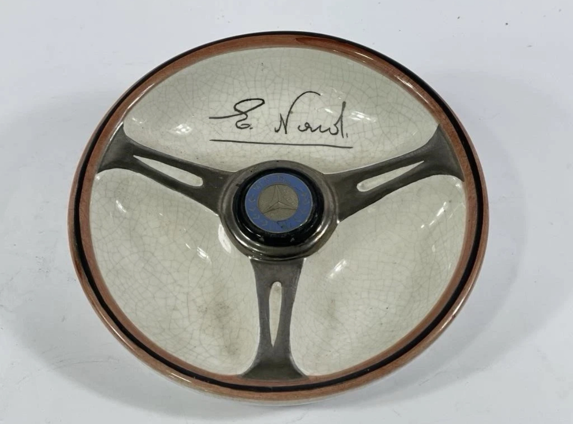 Rare Vintage Nardi Mercedes-Benz Ceramic Ashtray Limited Dealership Edition
