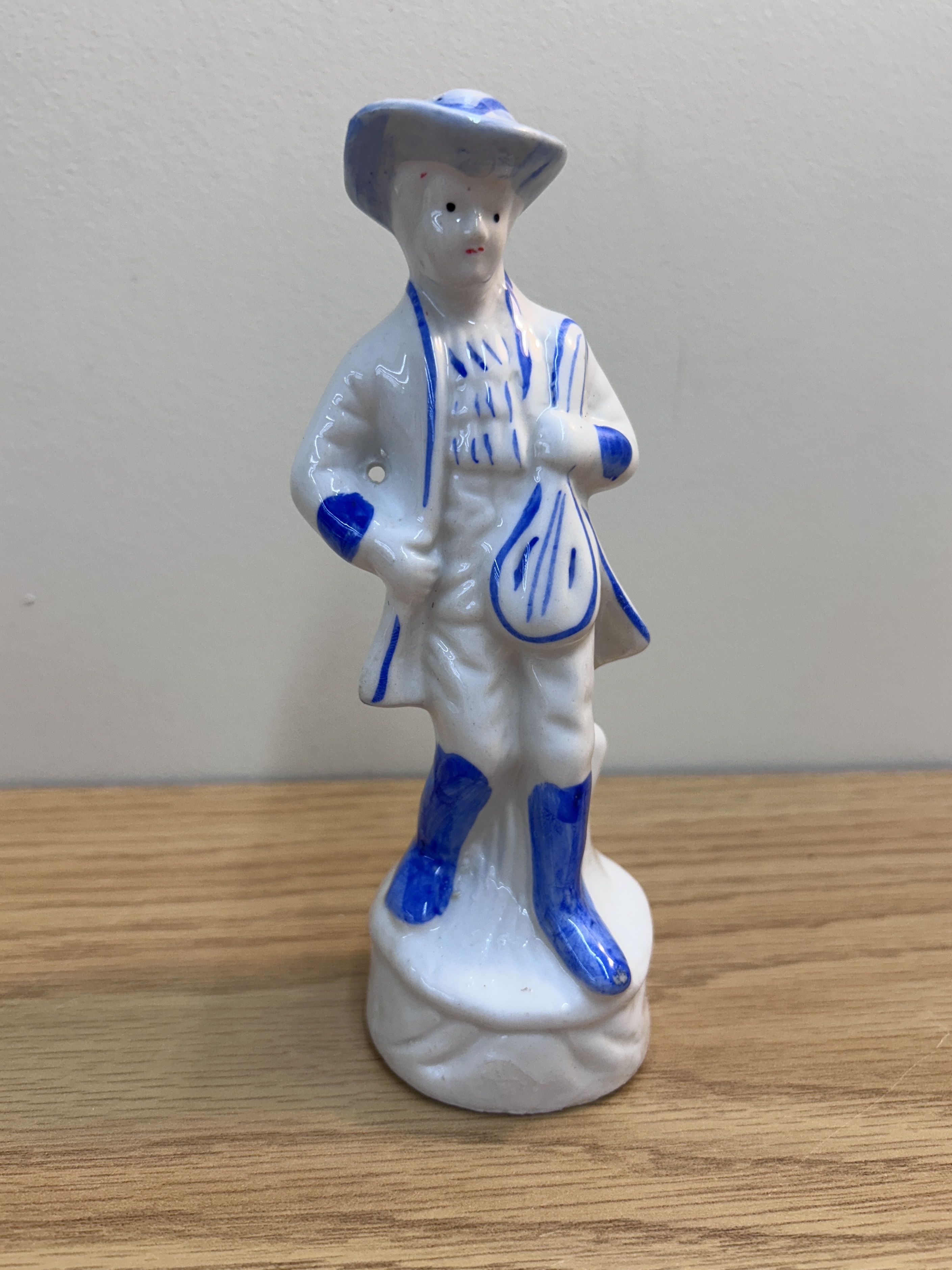 Porcelain Cobalt Blue Figurine