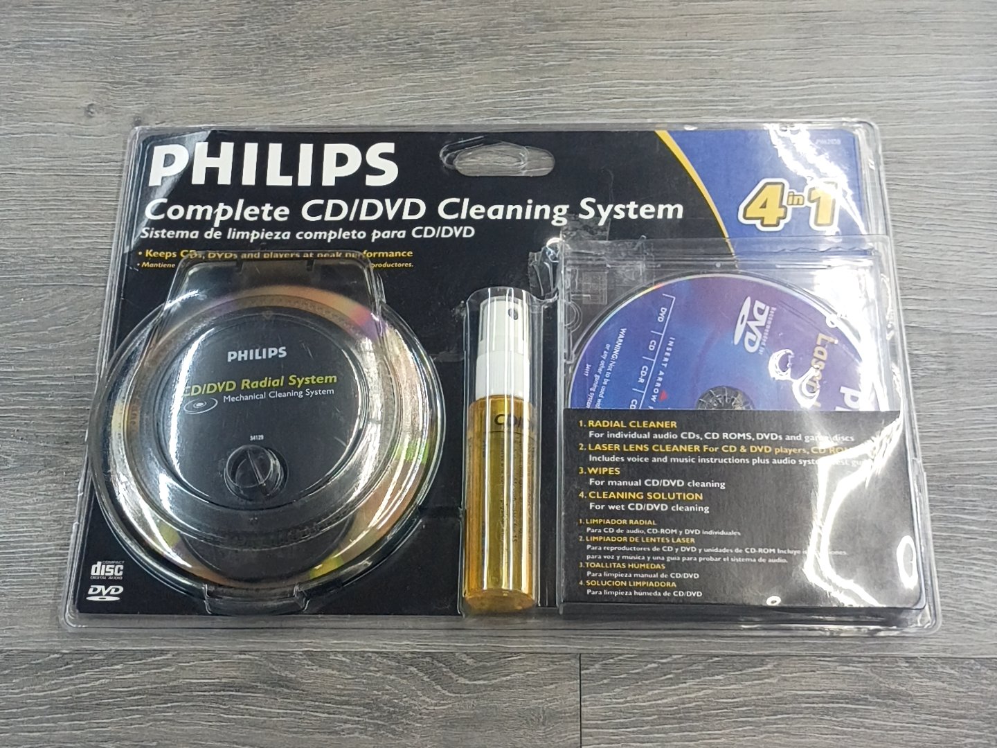 Philips 4-in-1 Complete CD/DVD Cleaning System - Community Project Online