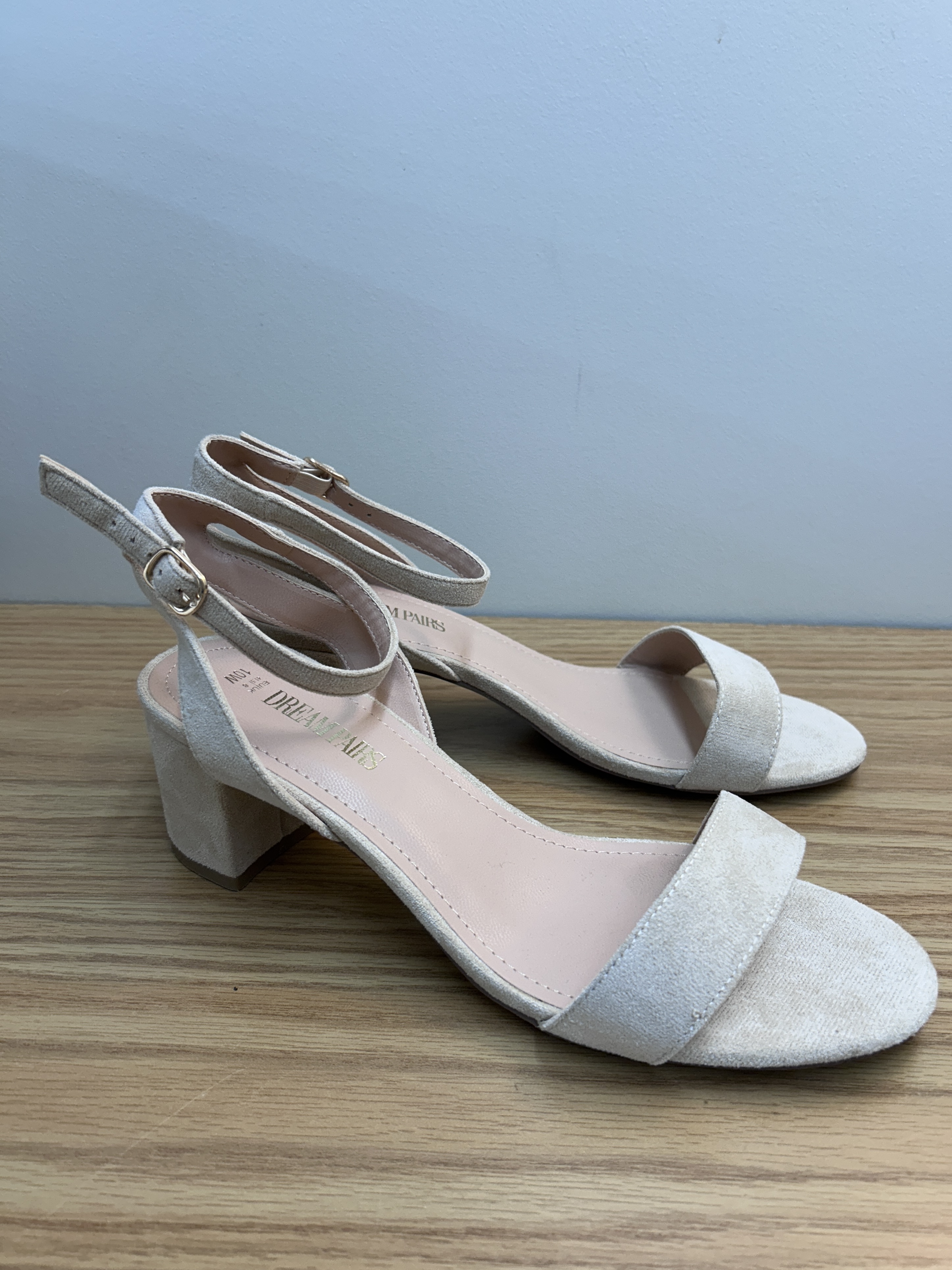 Dream Pairs Women's Ankle Strap Chunky Heel