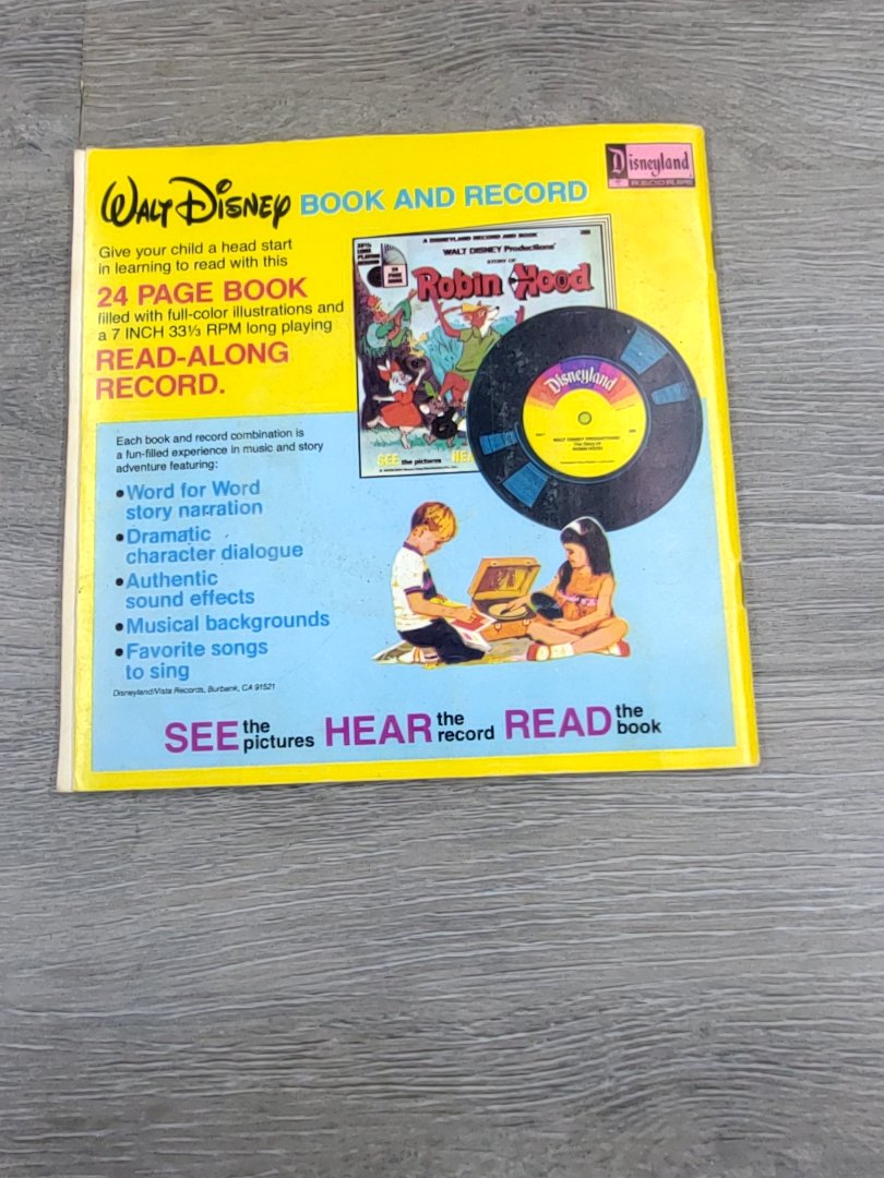 Walt Disney Brer Rabbit Tar Baby Read-Along Book & Record - Community ...