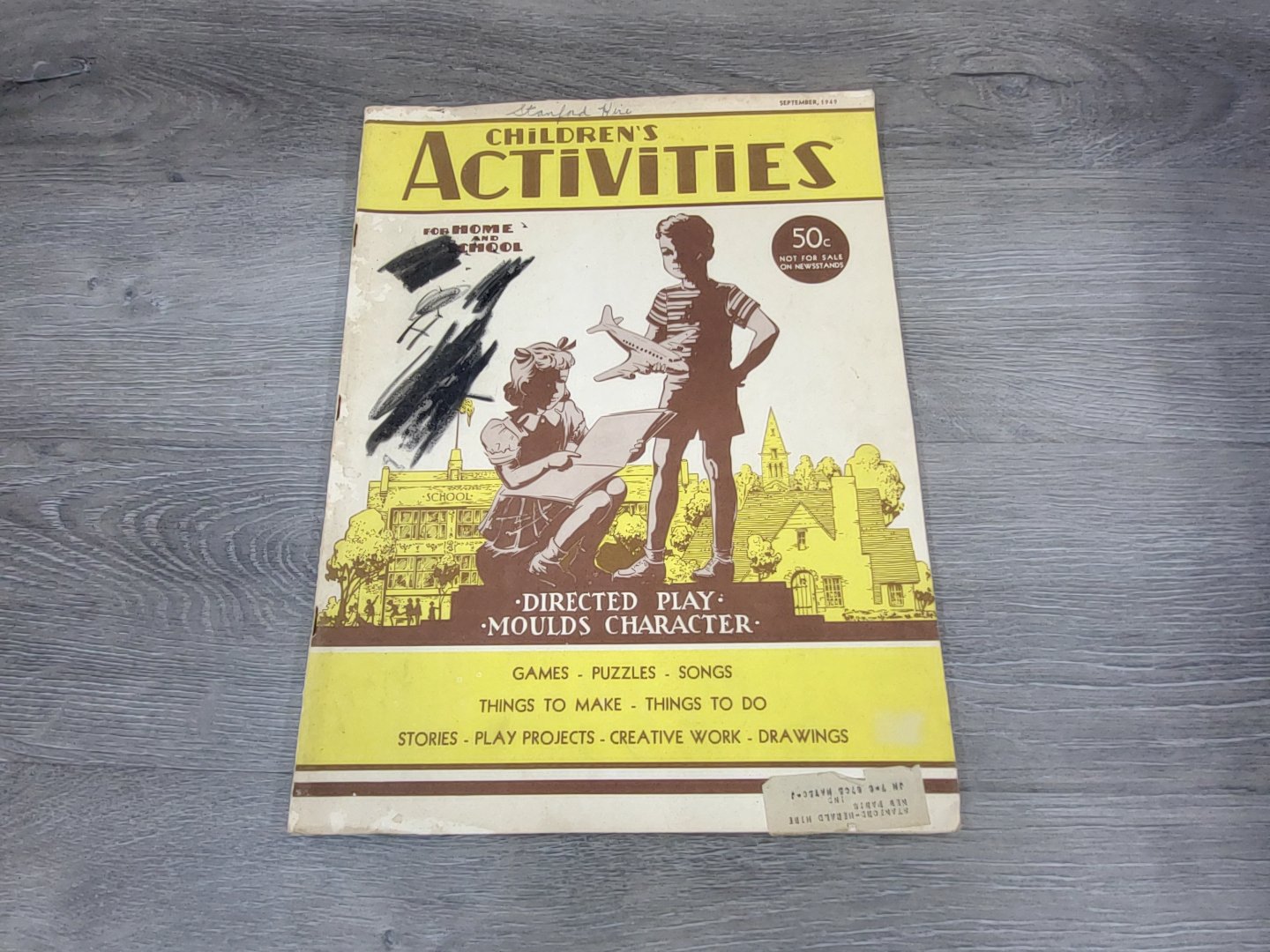 Activity Magazine Model Vintage 1941 Children's Activities Magazine - Community Project Online