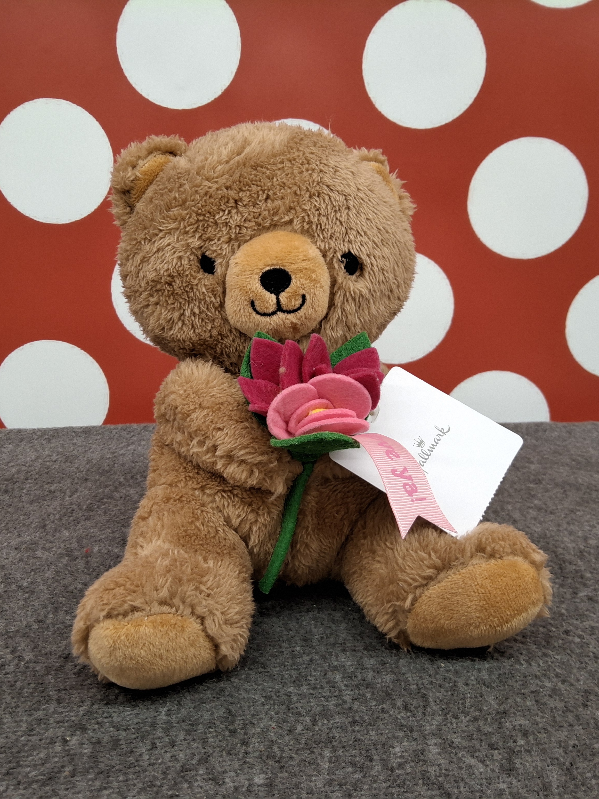Hallmark Love ya Bear & Bouquet of Flowers