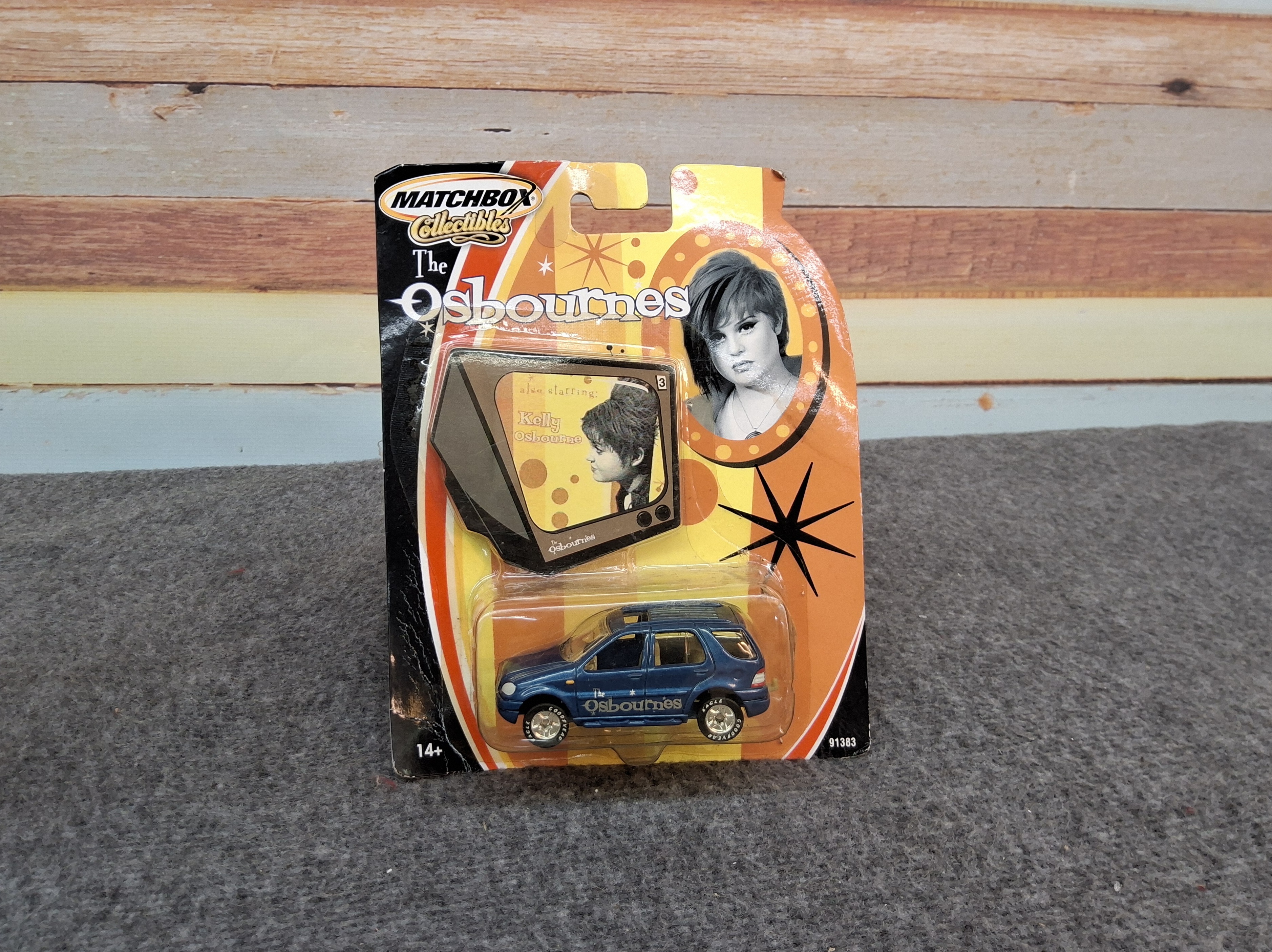 2002 Matchbox Kelly Osbourne Mercedes Blue