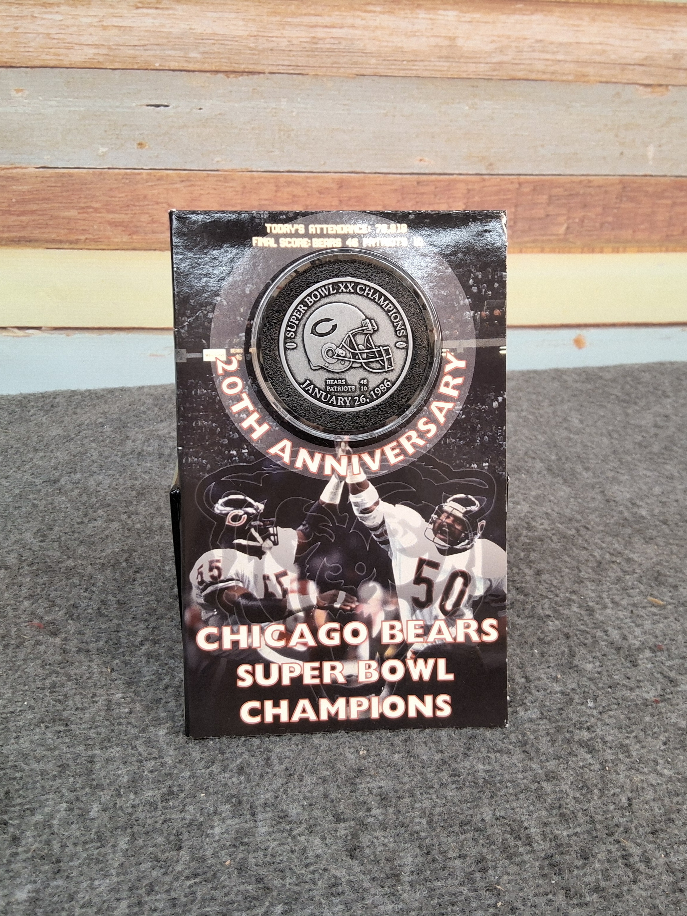 Chicago Bears Super Bowl Champions 20th Anniversary January 26, 1986 Collector's